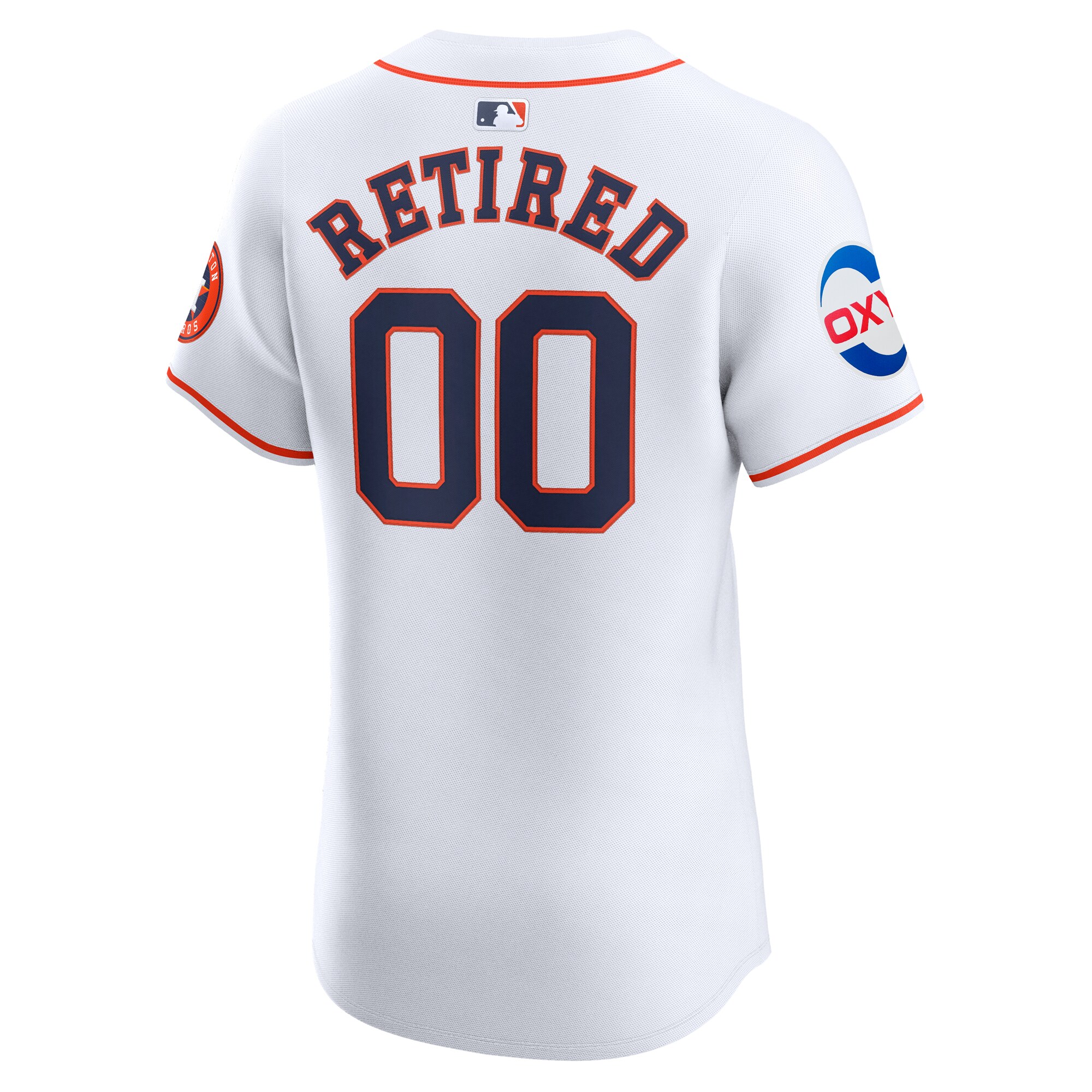 Houston Astros  Home Elite Pick-A-Player Retired Roster Patch Jersey - White