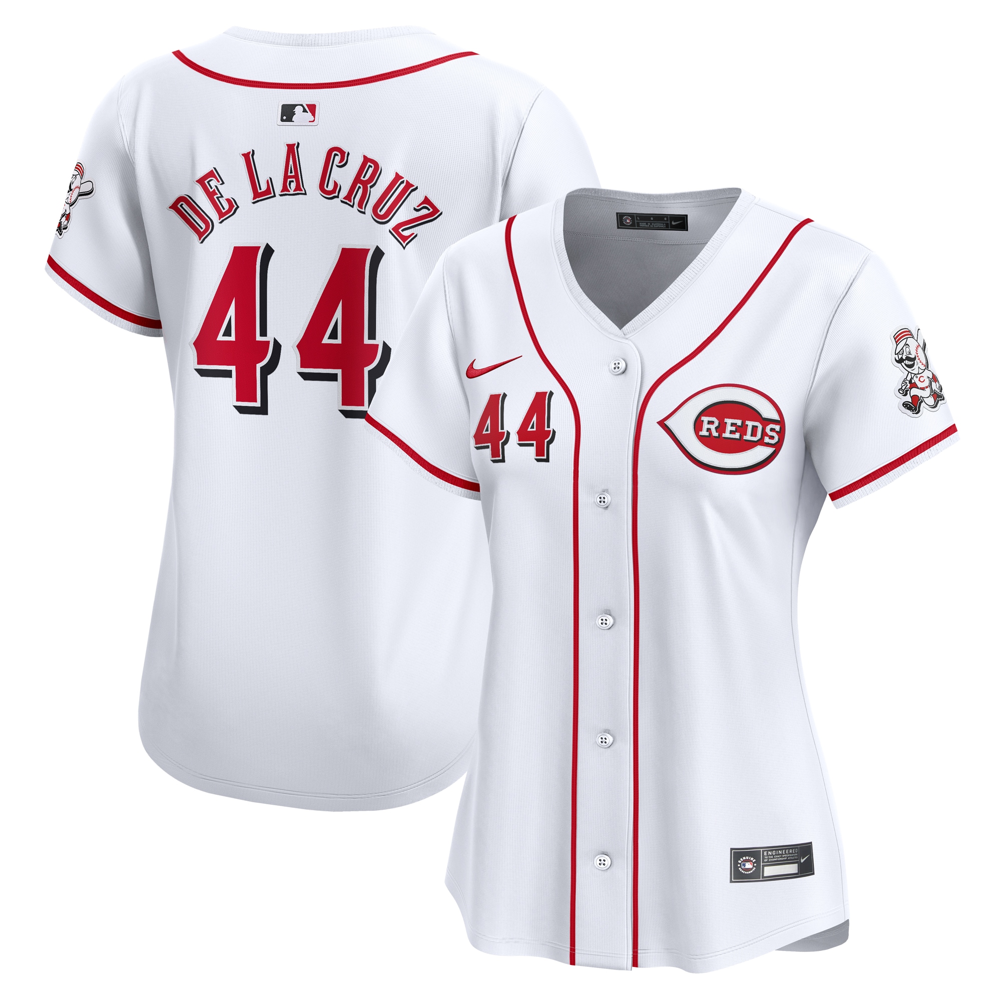 Elly De La Cruz Cincinnati Reds Women's Home Limited Player Jersey White