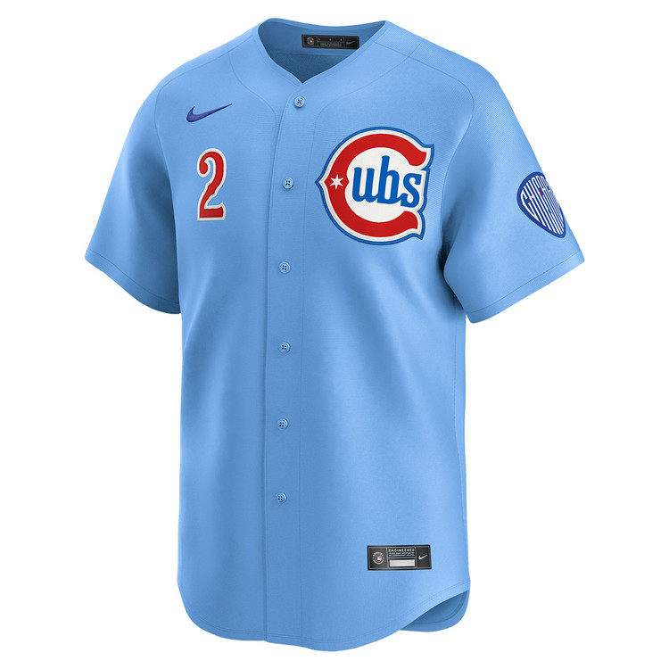 Nico Hoerner Chicago Cubs Blues Alternate Limited Jersey