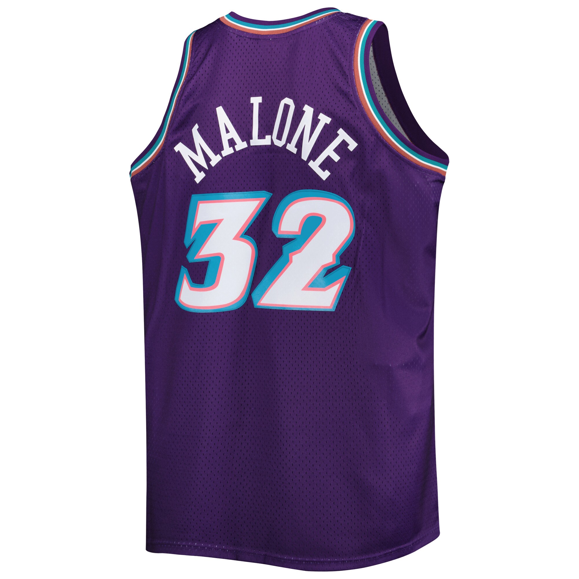 Karl Malone Utah Jazz Mitchell & Ness Big & Tall Hardwood Classics 1996\/97 Swingman Jersey - Purple