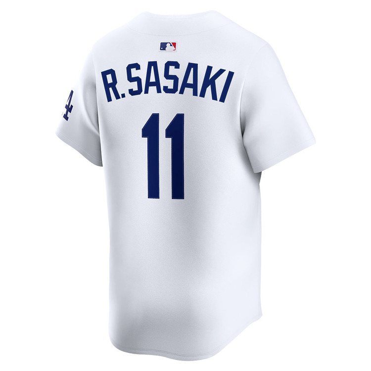 Roki Sasaki Los Angeles Dodgers Home Limited Jersey