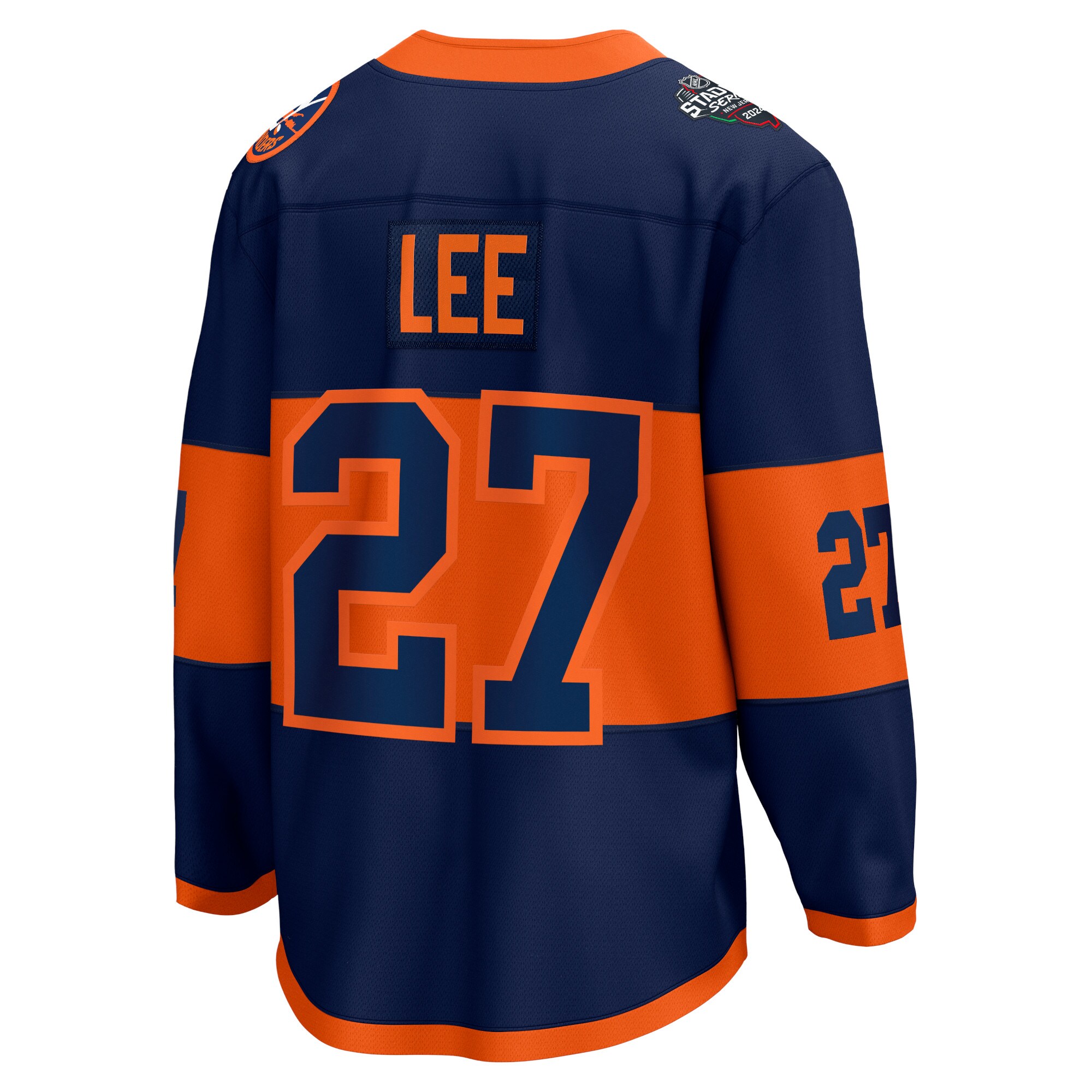 Anders Lee New York Islanders Fanatics 2024 NHL Stadium Series Breakaway Player Jersey Navy