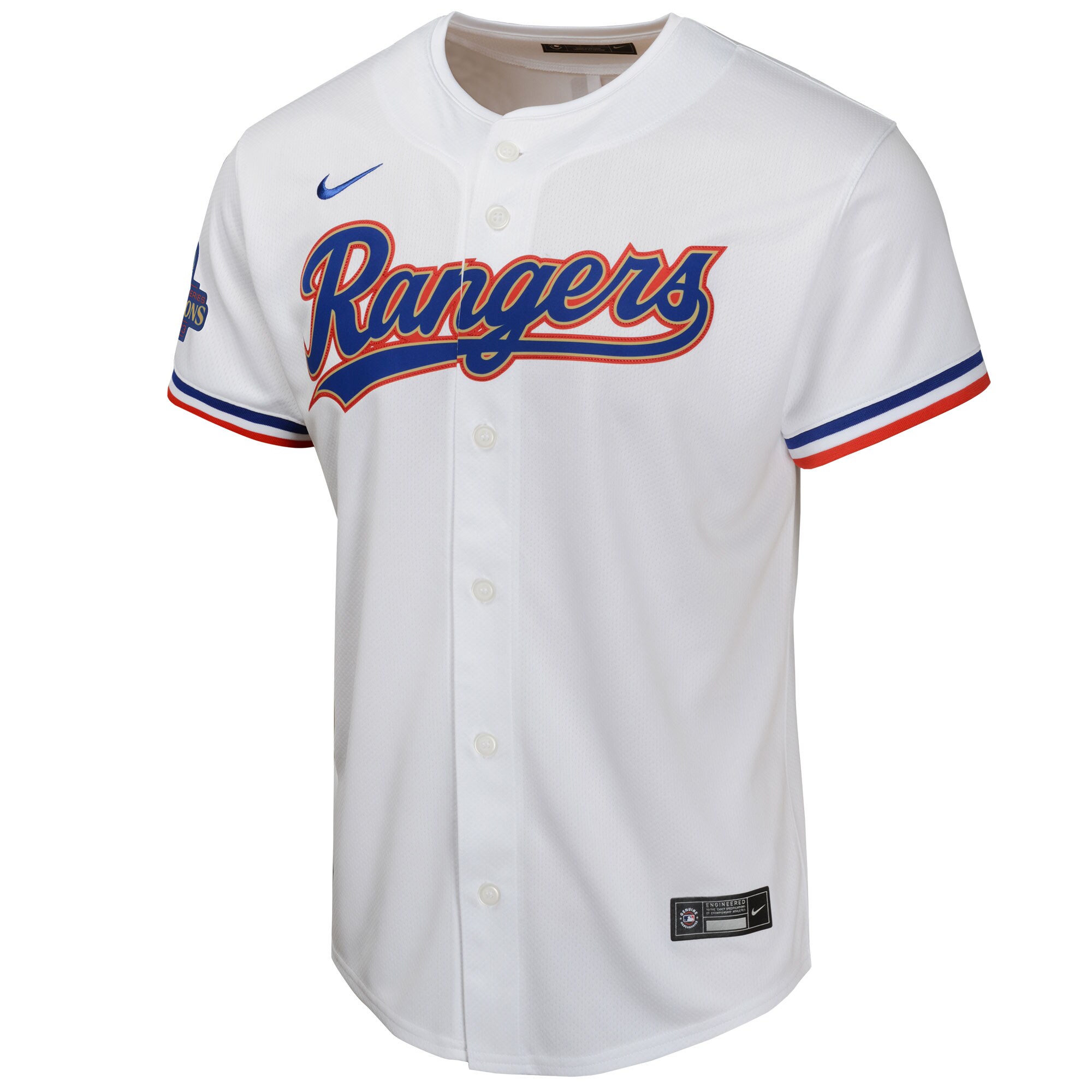 Texas Rangers  Youth 2024 Gold Collection Limited Jersey White