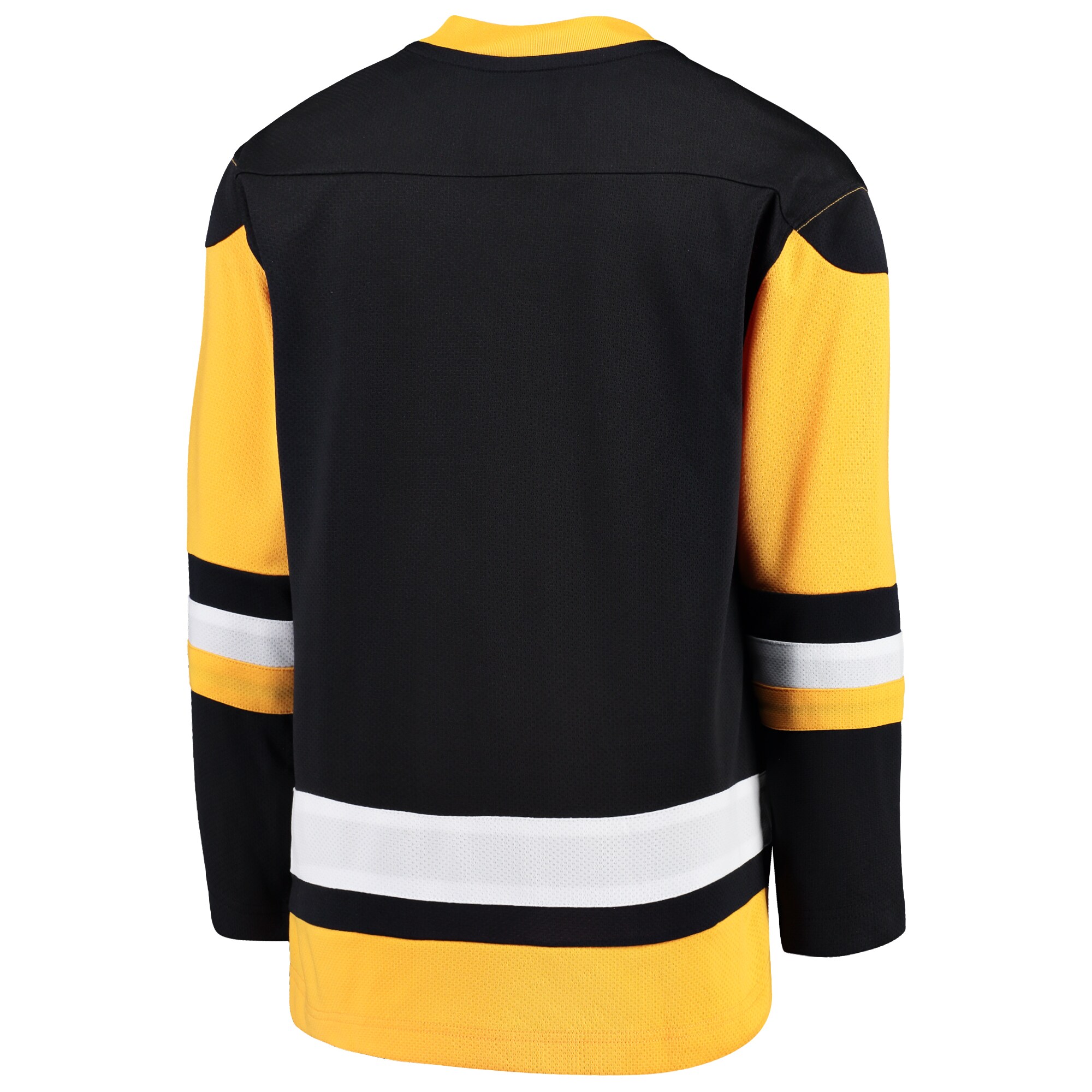 Pittsburgh Penguins Fanatics Youth Home Replica Blank Jersey - Black