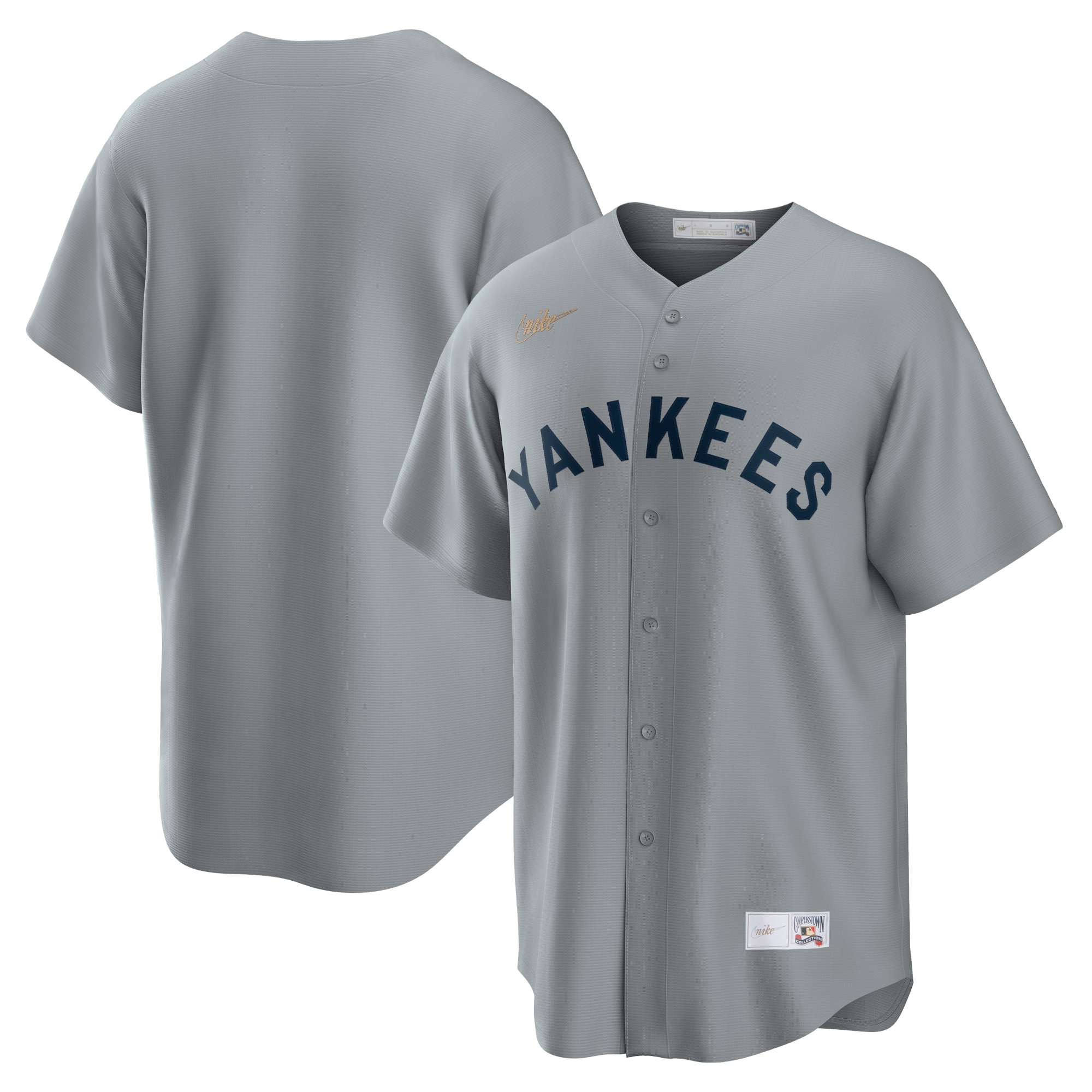 New York Yankees  Road Cooperstown Collection Team Jersey - Gray
