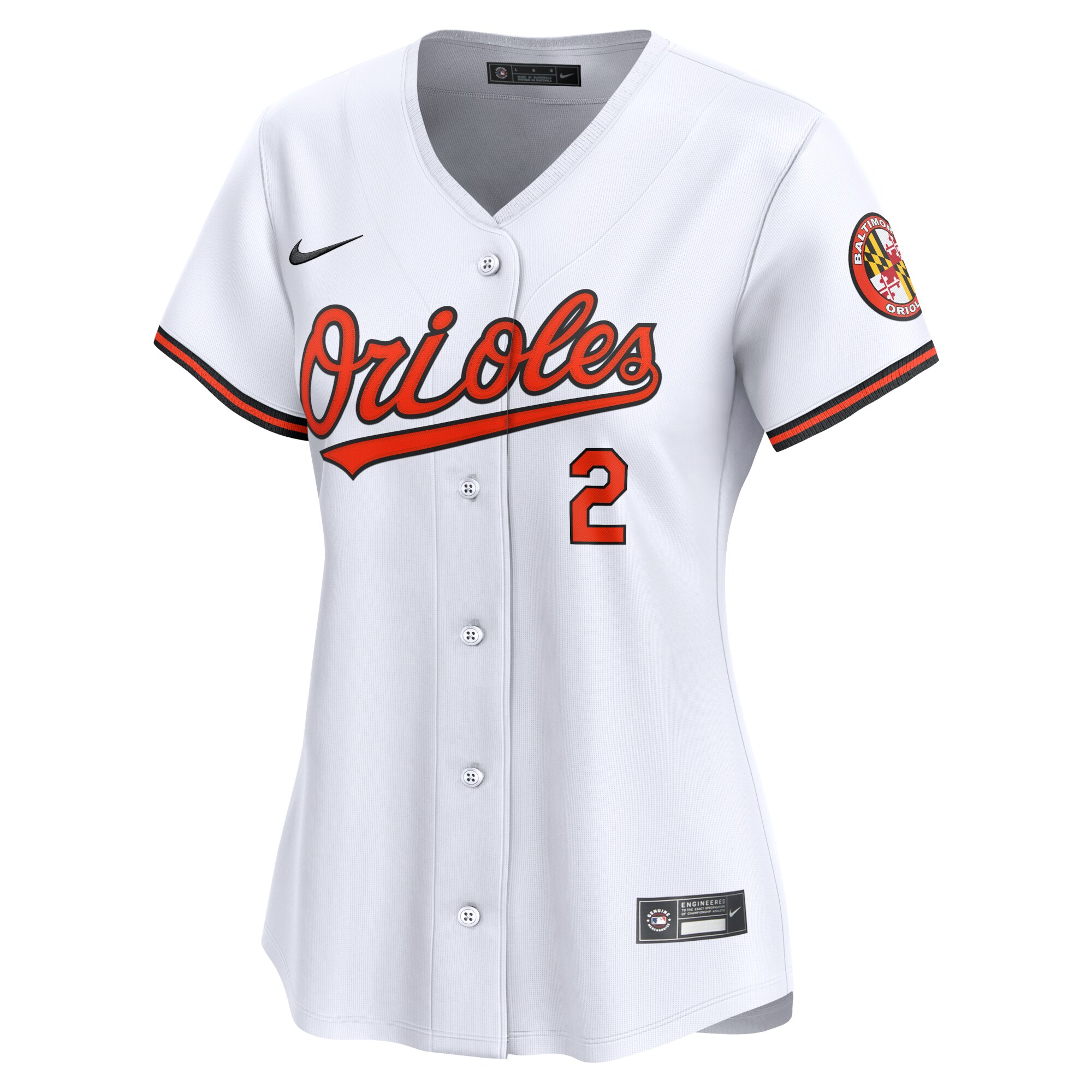 Gunnar Henderson Baltimore Orioles Women's Home Limited Player Jersey - White