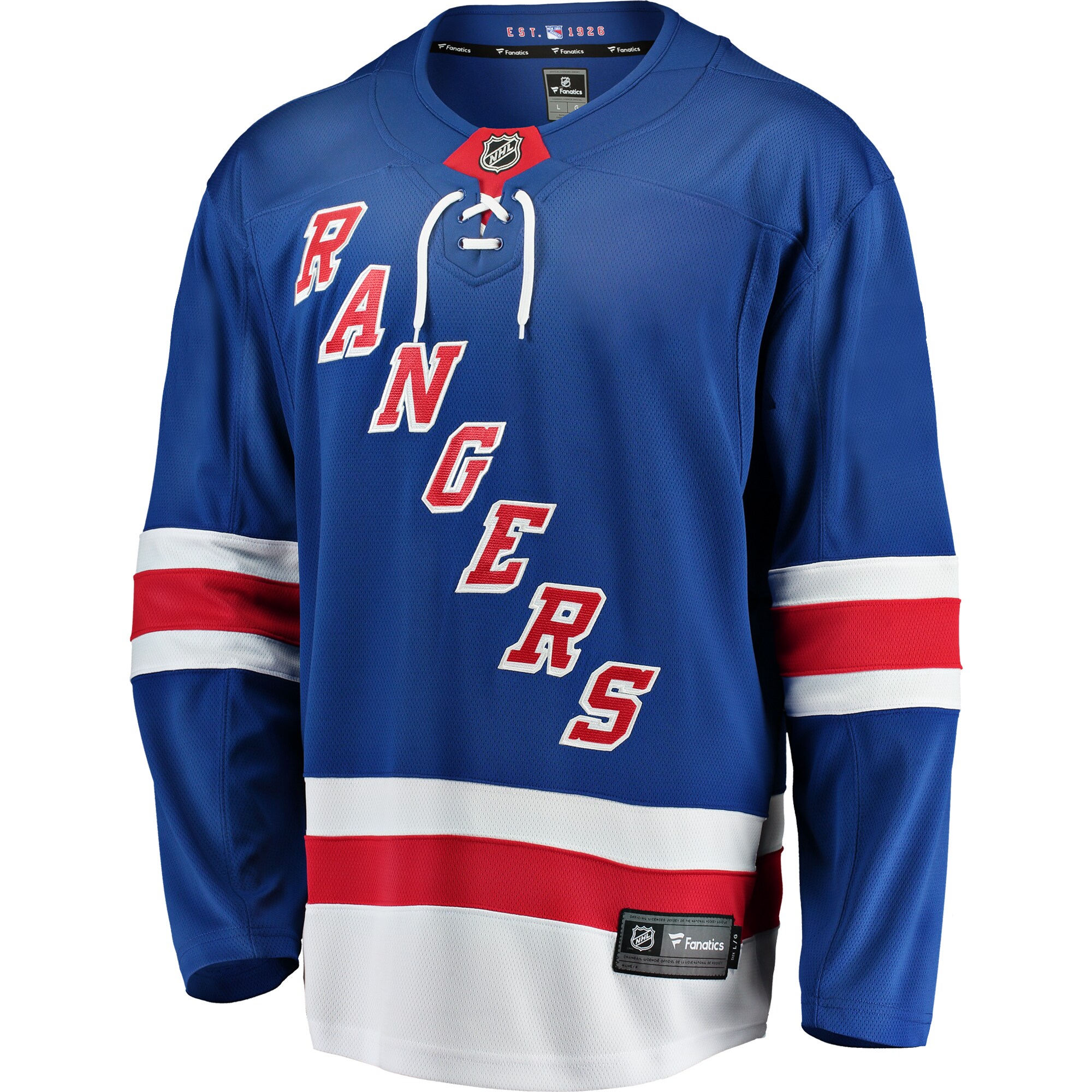 New York Rangers Fanatics Breakaway Home Jersey - Blue