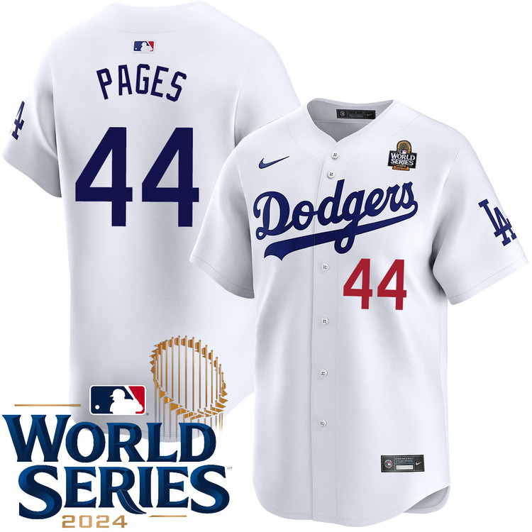 Andy Pages Los Angeles Dodgers Youth Home Limited World Series Jersey