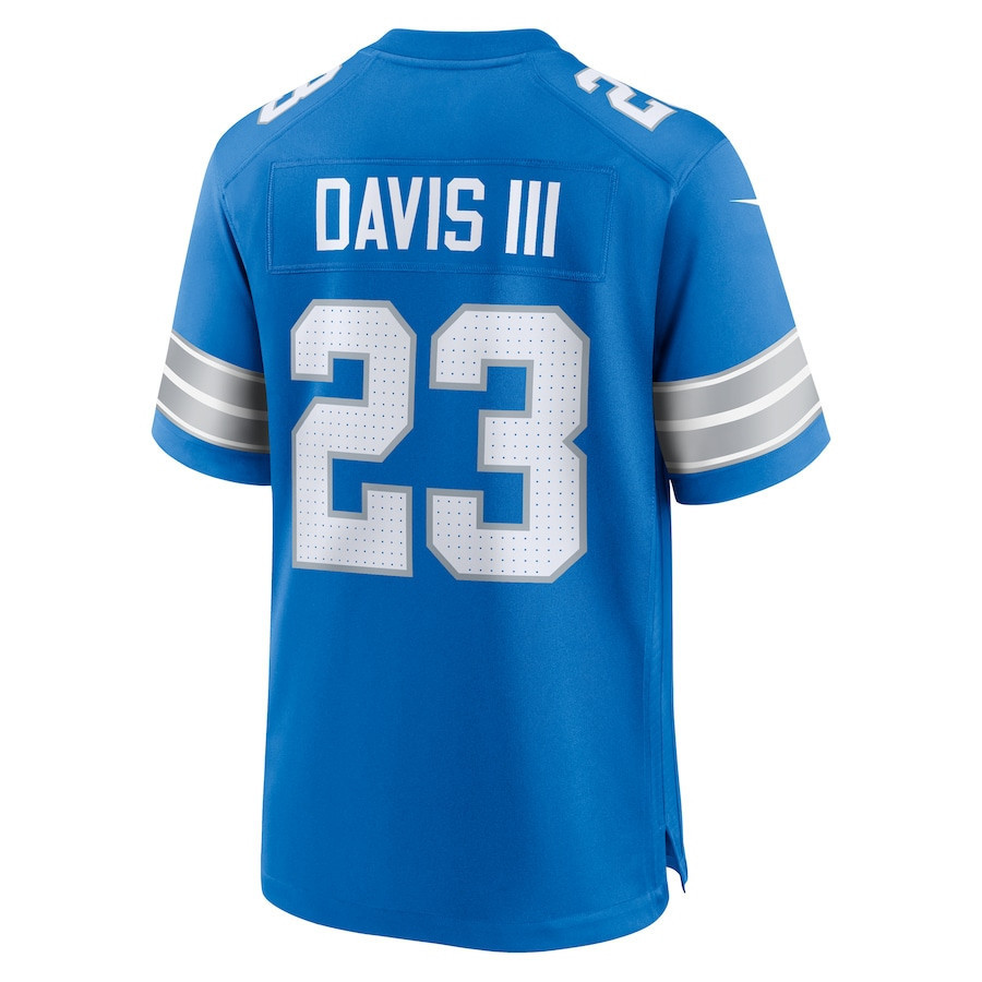 Carlton Davis #23 Detroit Lions Super Bowl LIX Jersey - Men's - Blue