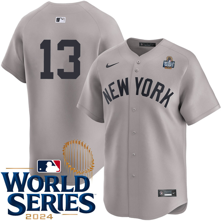 Jazz Chisholm Jr. New York Yankees Road Limited Player World Series Jersey