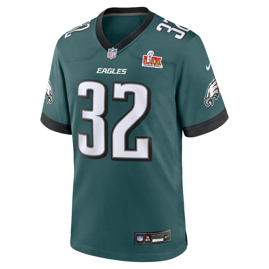 Reed Blankenship #32 Philadelphia Eagles Super Bowl LIX YOUTH Jersey - Midnight Green