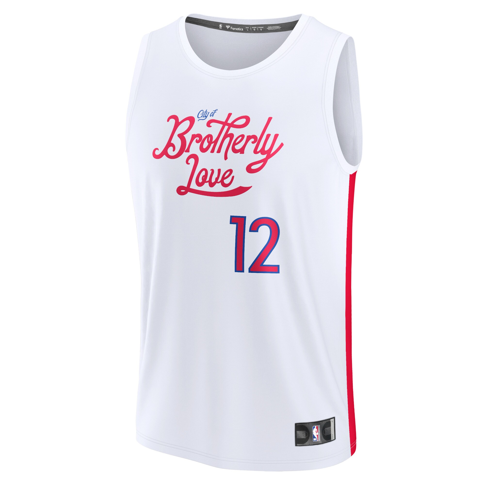 Tobias Harris Philadelphia 76ers Fanatics Youth Fastbreak Jersey - City Edition - White