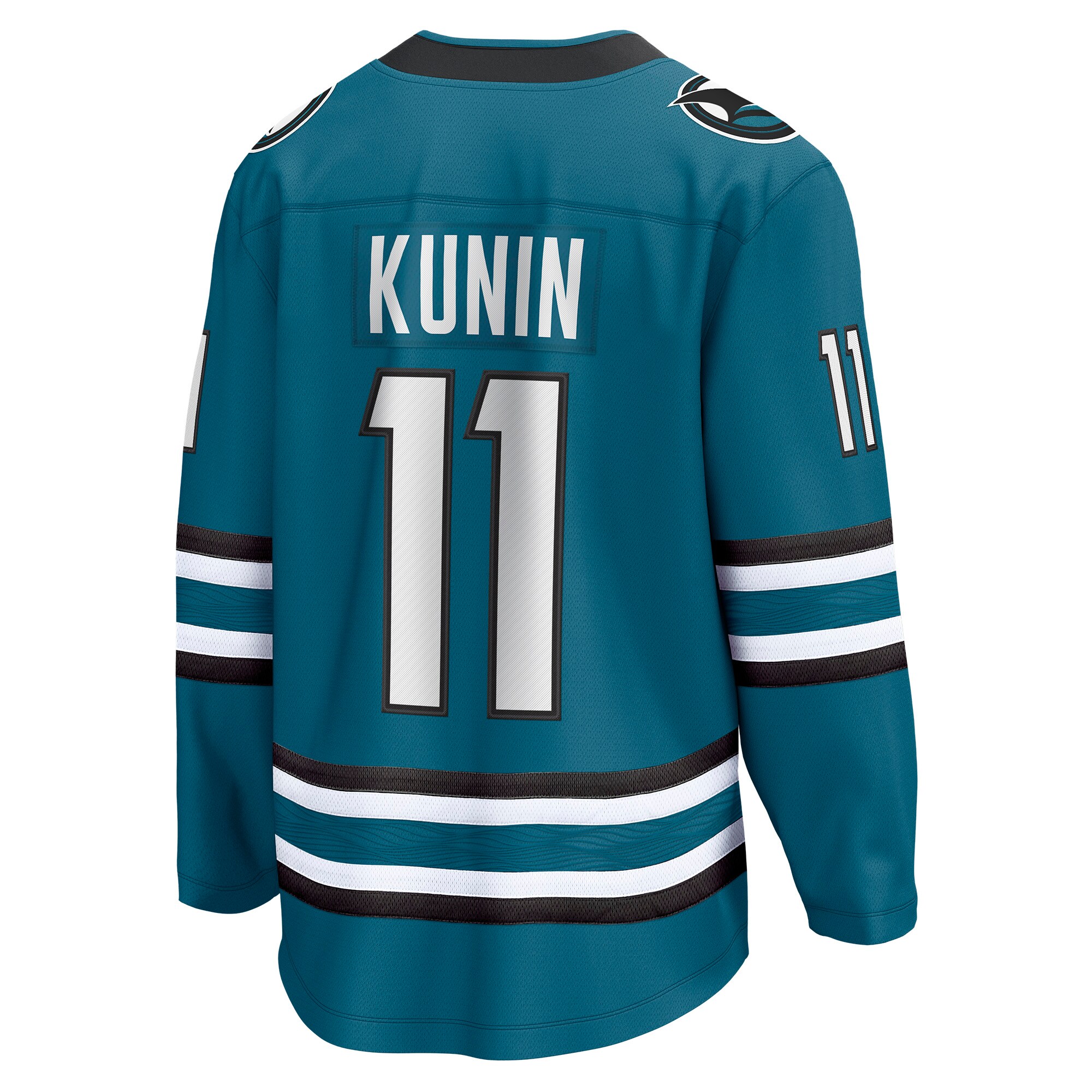 Luke Kunin San Jose Sharks Fanatics Home Breakaway Player Jersey - Teal