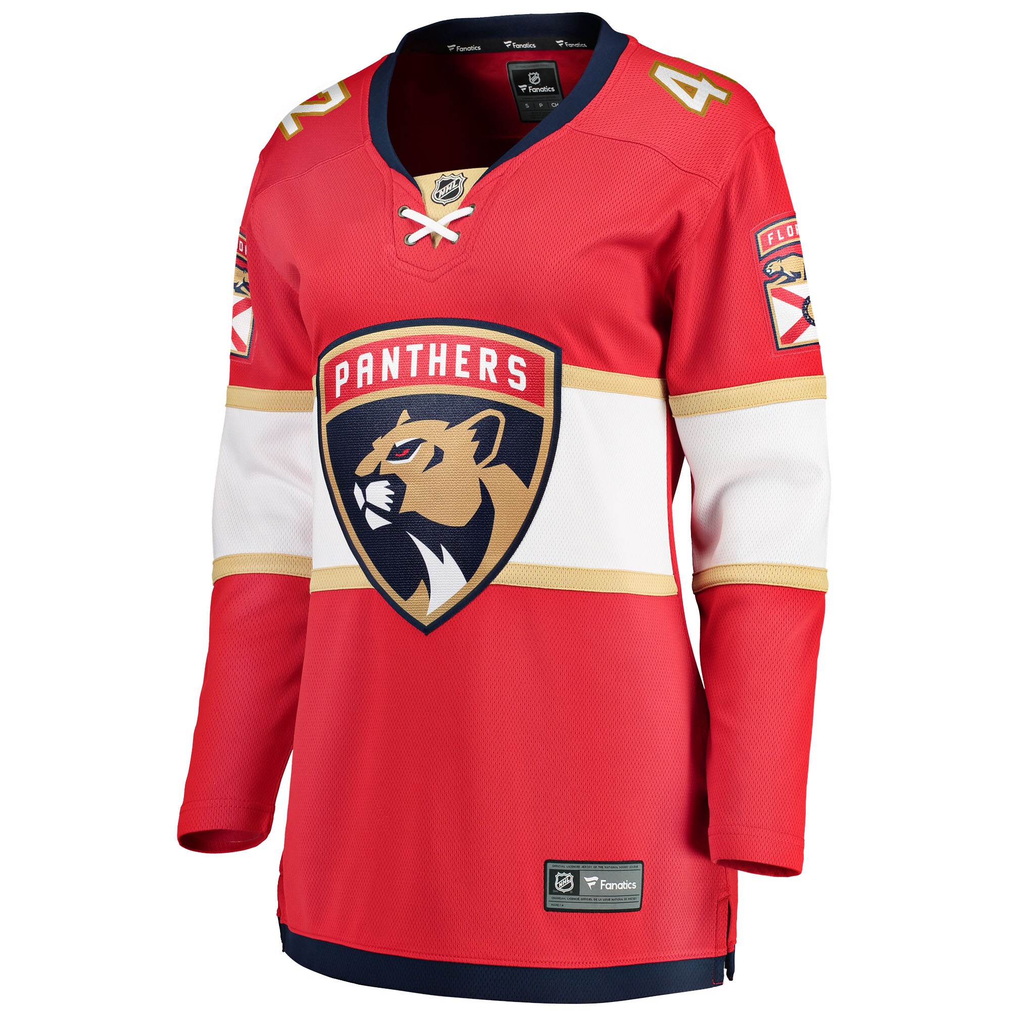 Gustav Forsling Florida Panthers Fanatics Women's Home Breakaway Player Jersey - Red