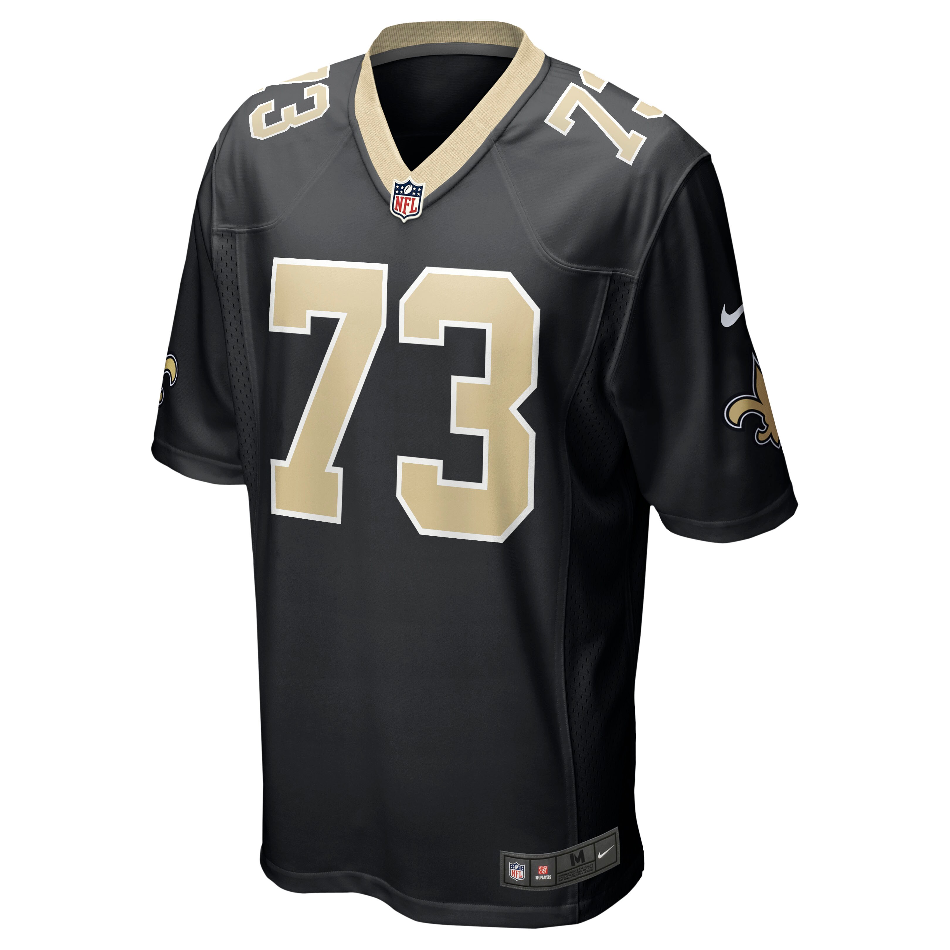 Ethan Greenidge New Orleans Saints  Game Jersey - Black