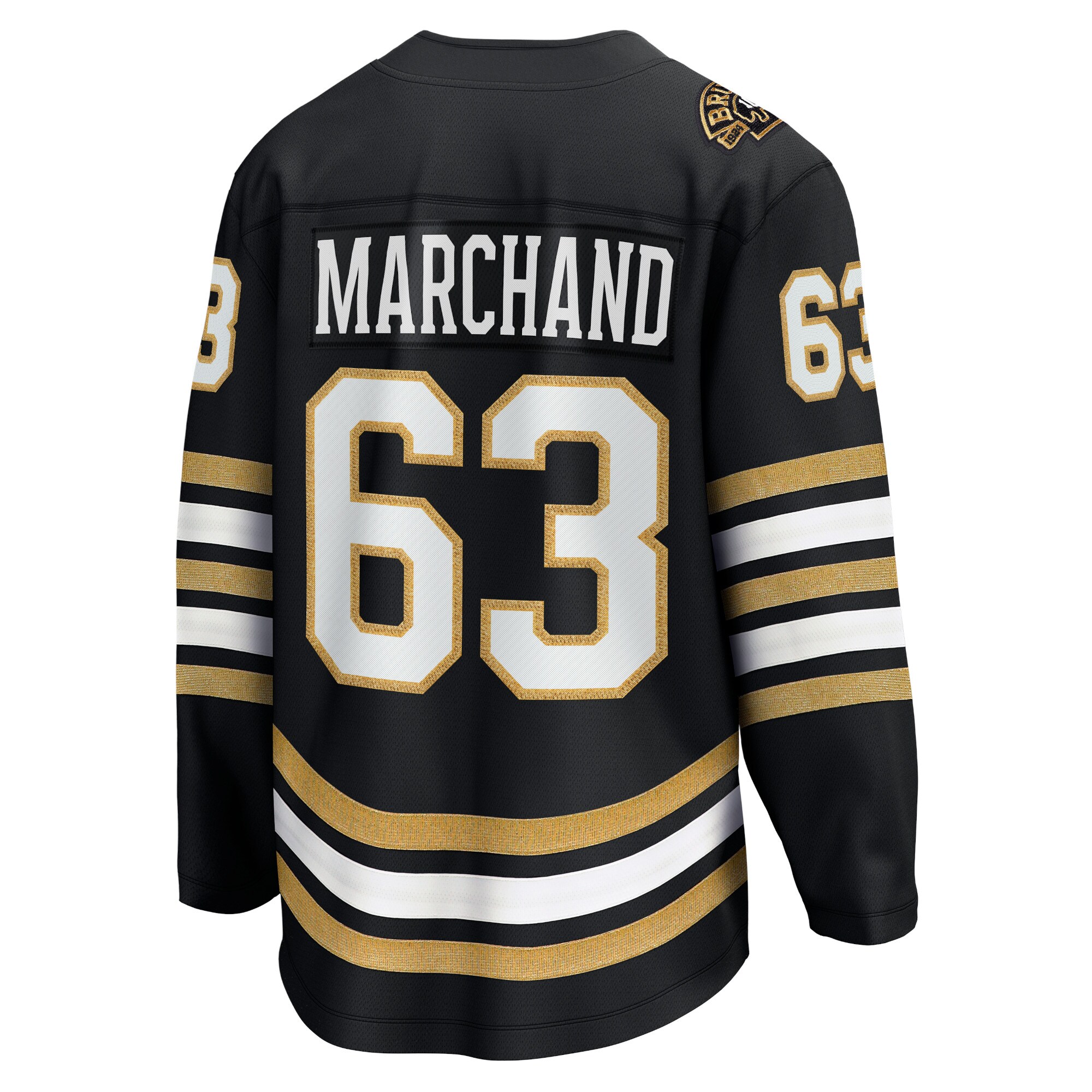 Brad Marchand Boston Bruins Fanatics 100th Anniversary Premier Breakaway Player Jersey - Black