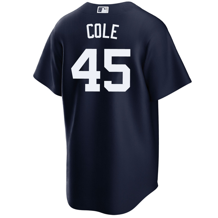 Gerrit Cole New York Yankees Alternate Navy World Series Jersey