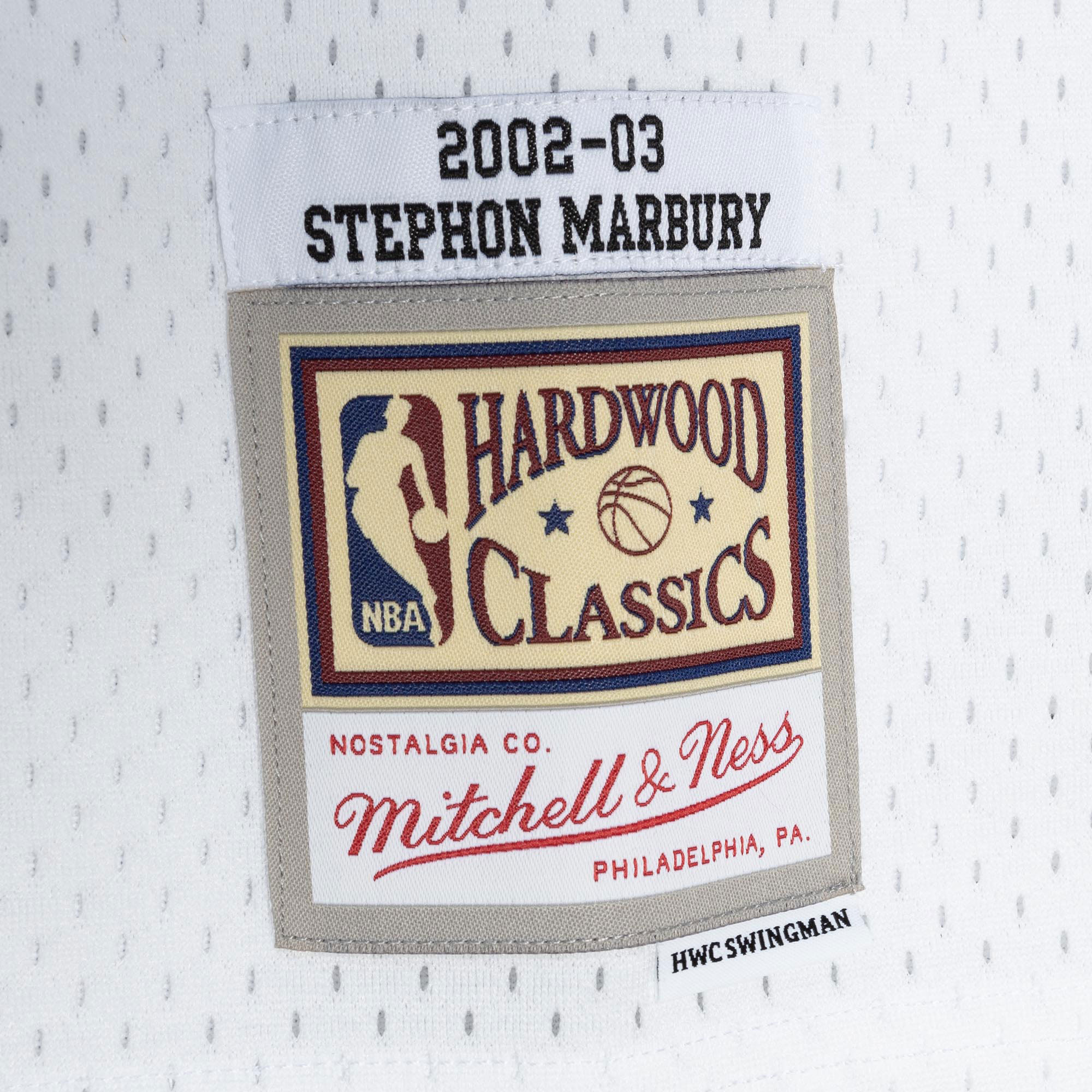 Stephon Marbury Phoenix Suns Mitchell & Ness 2001\/02 Hardwood Classics Swingman Jersey - White