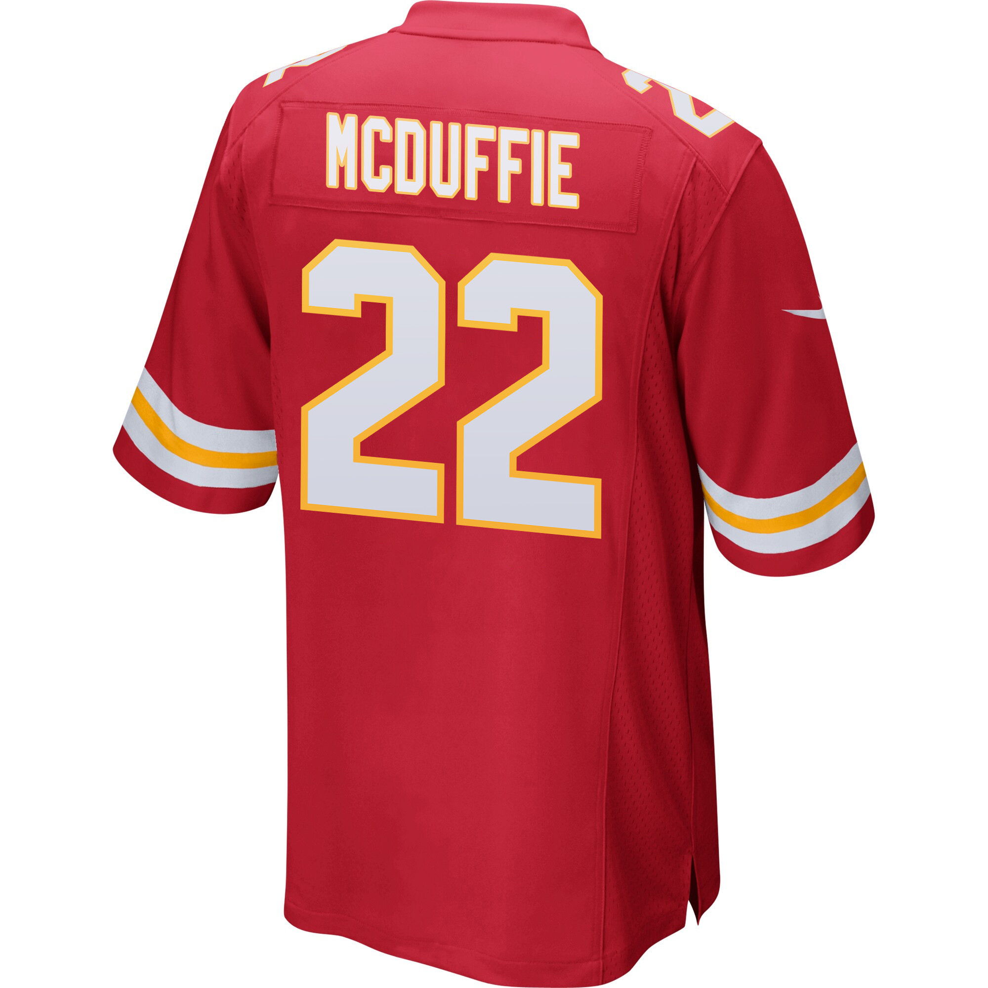 Trent McDuffie 22 Kansas City Chiefs Super Bowl LVIII Patch Game Men Jersey - Red