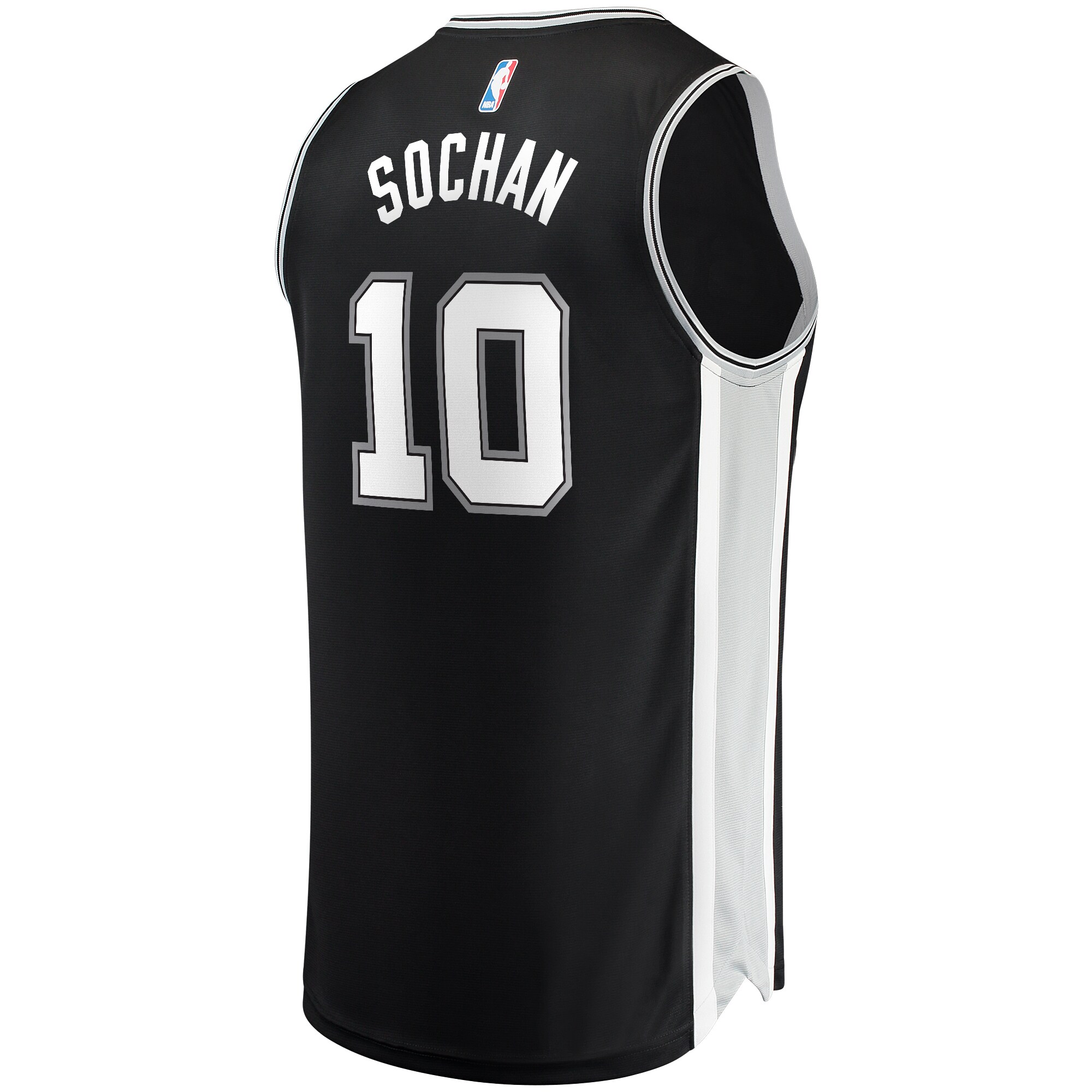 Jeremy Sochan San Antonio Spurs Fanatics Fast Break Replica Player Jersey - Icon Edition - Black