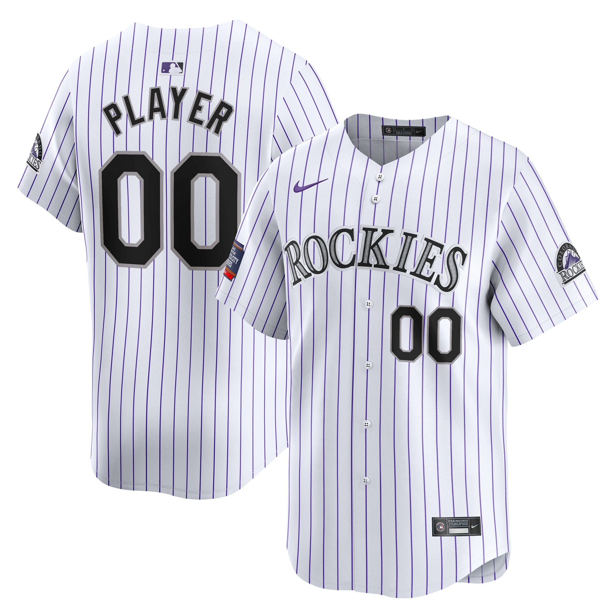 Colorado Rockies 2024 MLB World Tour Mexico City Series Home Limited Pick-A-Player Jersey White