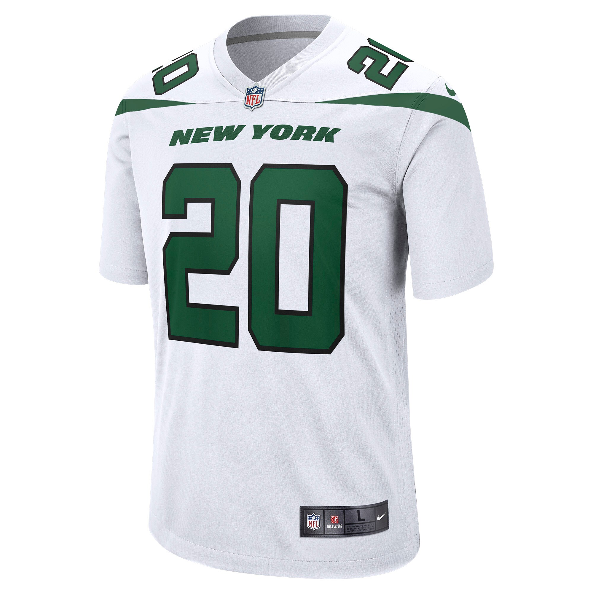 Breece Hall New York Jets  Away Game Player Jersey - White