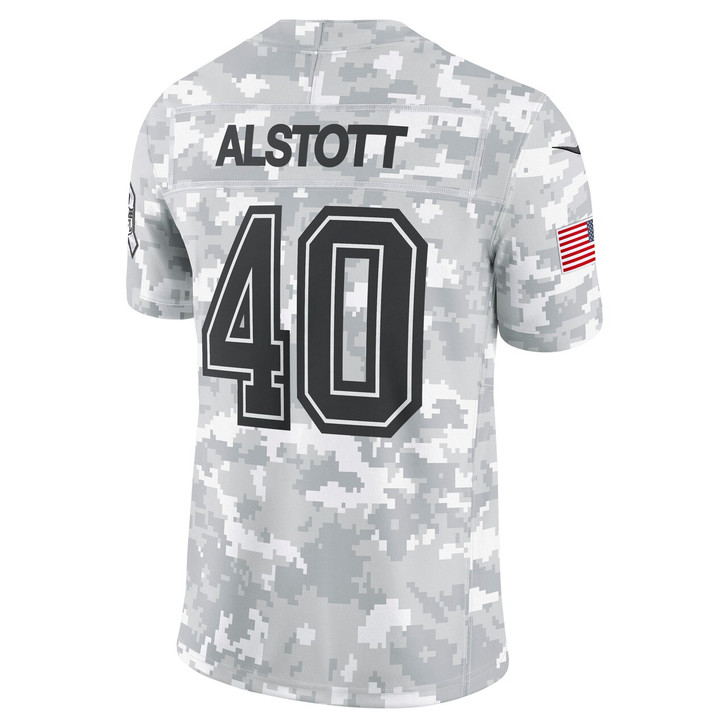 Mike Alstott Tampa Bay Buccaneers 2024 Salute to Service Retired Player Limited Jersey - Arctic Camo