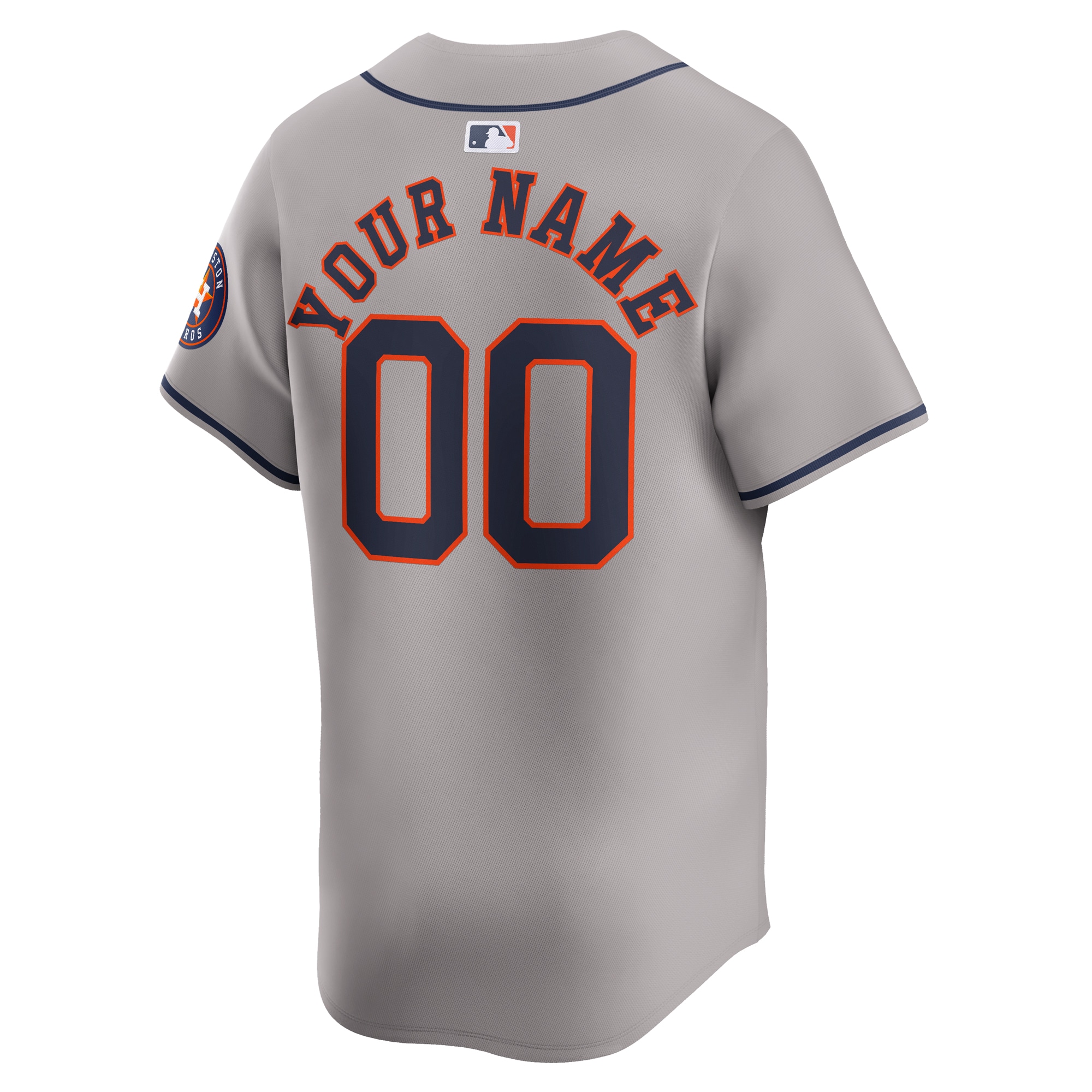 Houston Astros  Away Limited Custom Jersey - Gray