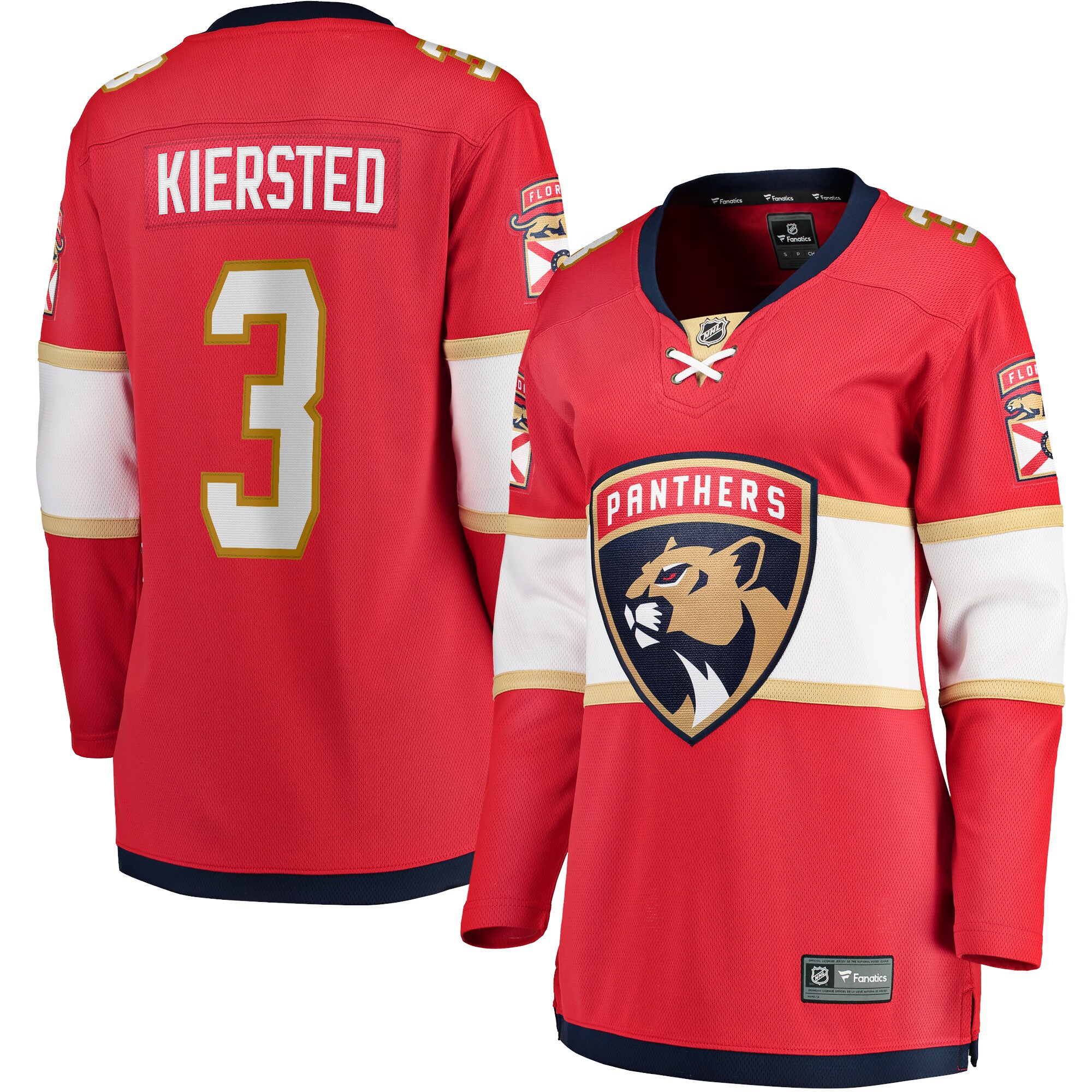 Matt Kiersted Florida Panthers Fanatics Women's Home Team Breakaway Player Jersey - Red