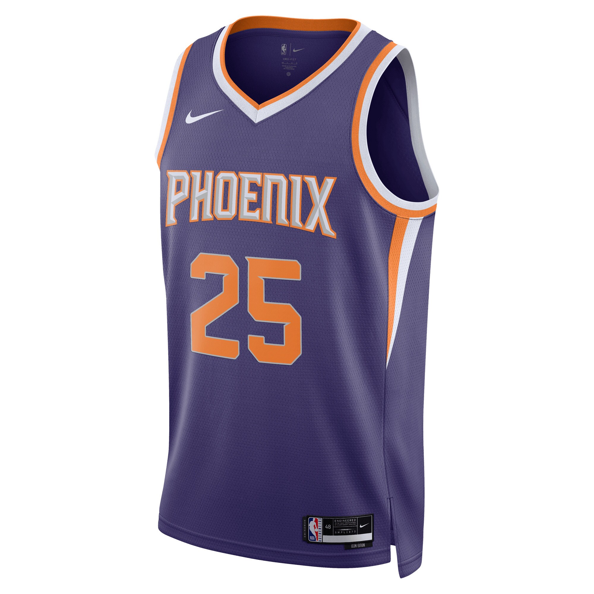 Mikal Bridges Phoenix Suns Unisex Swingman Jersey - Icon Edition - Purple