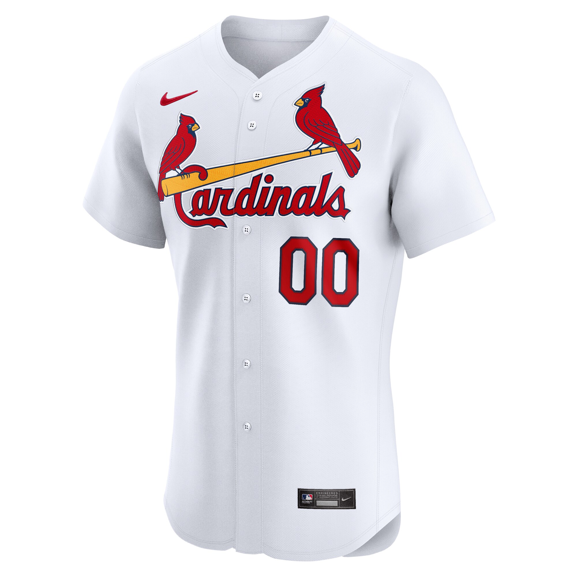 St. Louis Cardinals Home Elite Pick-A-Player Retired Roster Jersey - White