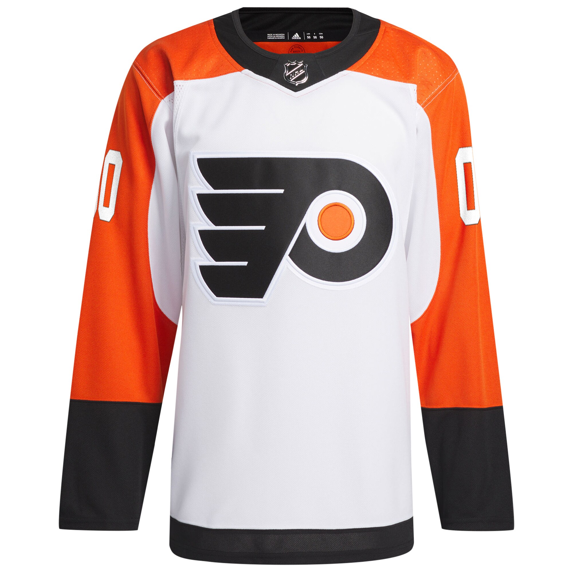 Philadelphia Flyers adidas Away Primegreen Authentic Custom Jersey - White