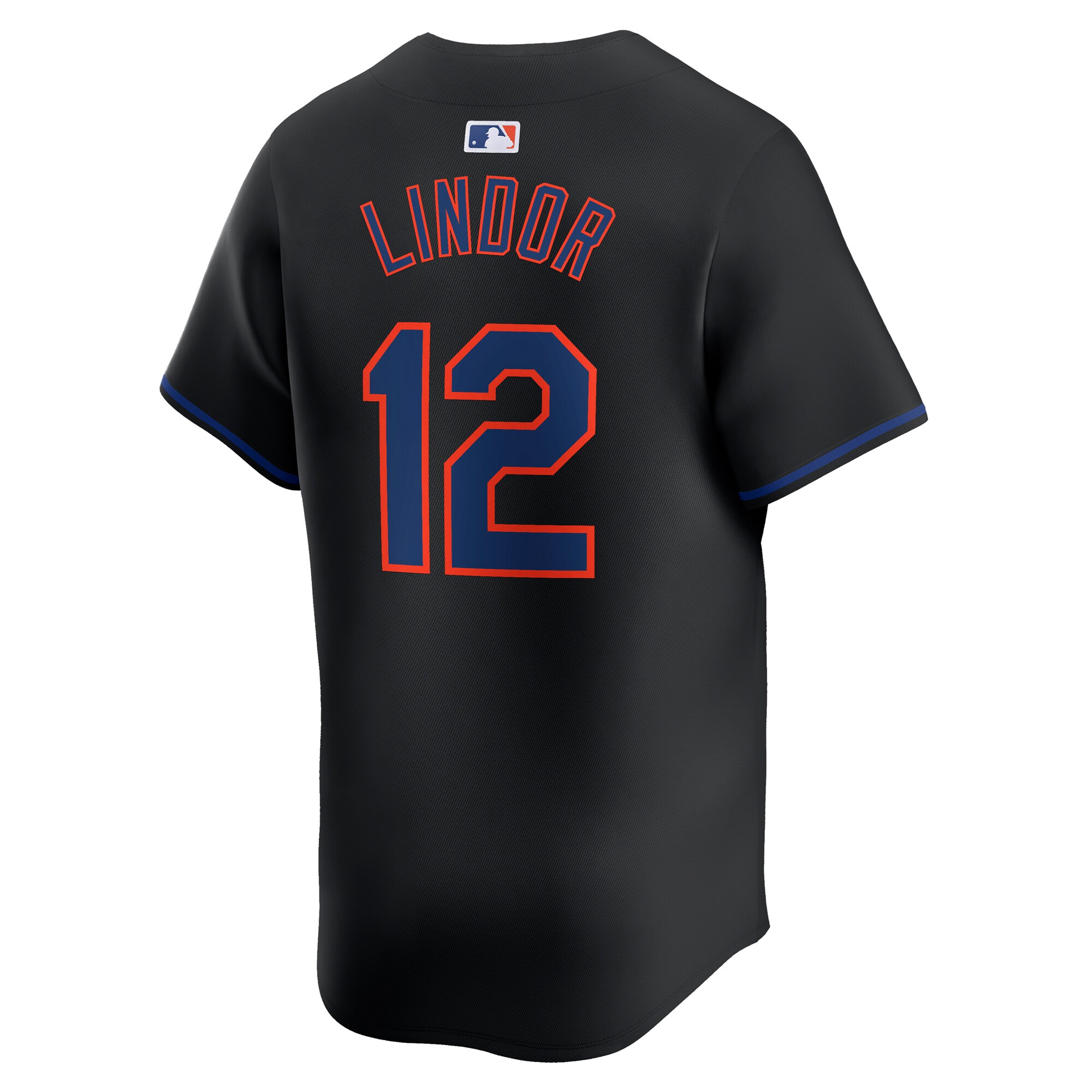 Francisco Lindor New York Mets  Alternate Limited Player Jersey Black