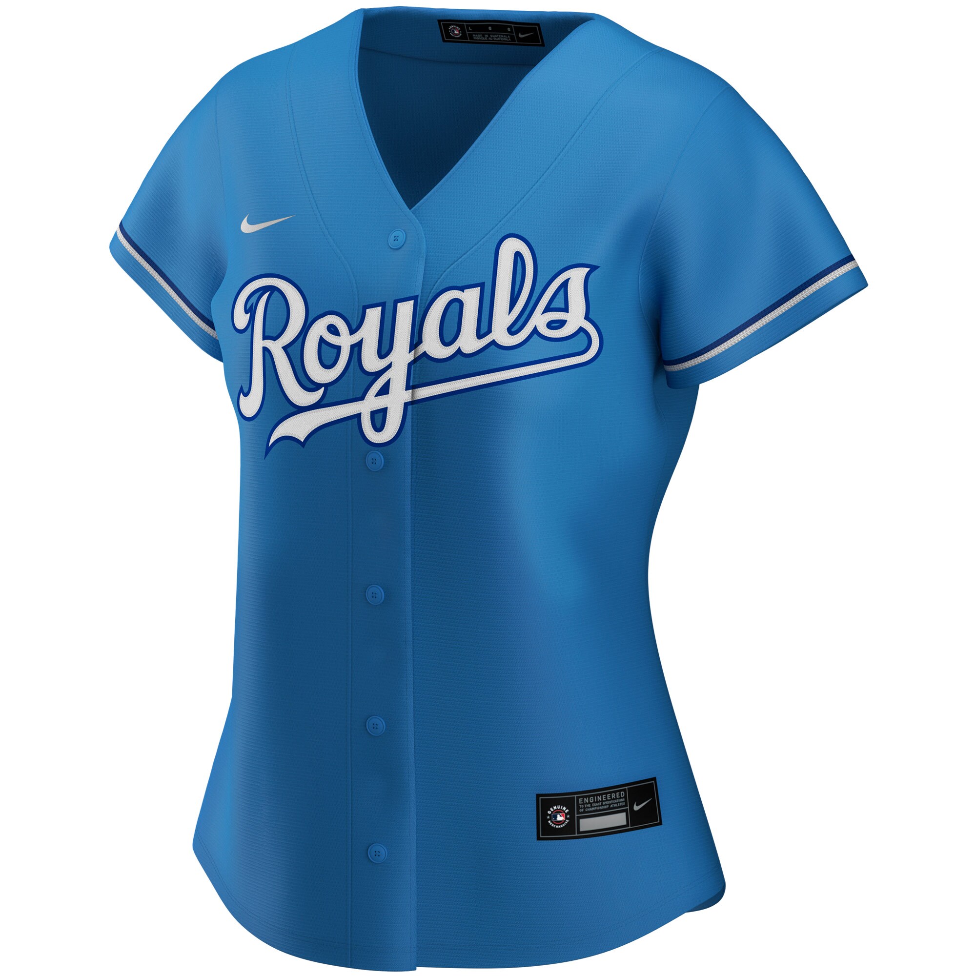 Kansas City Royals  Women's Alternate Replica Team Jersey - Light Blue