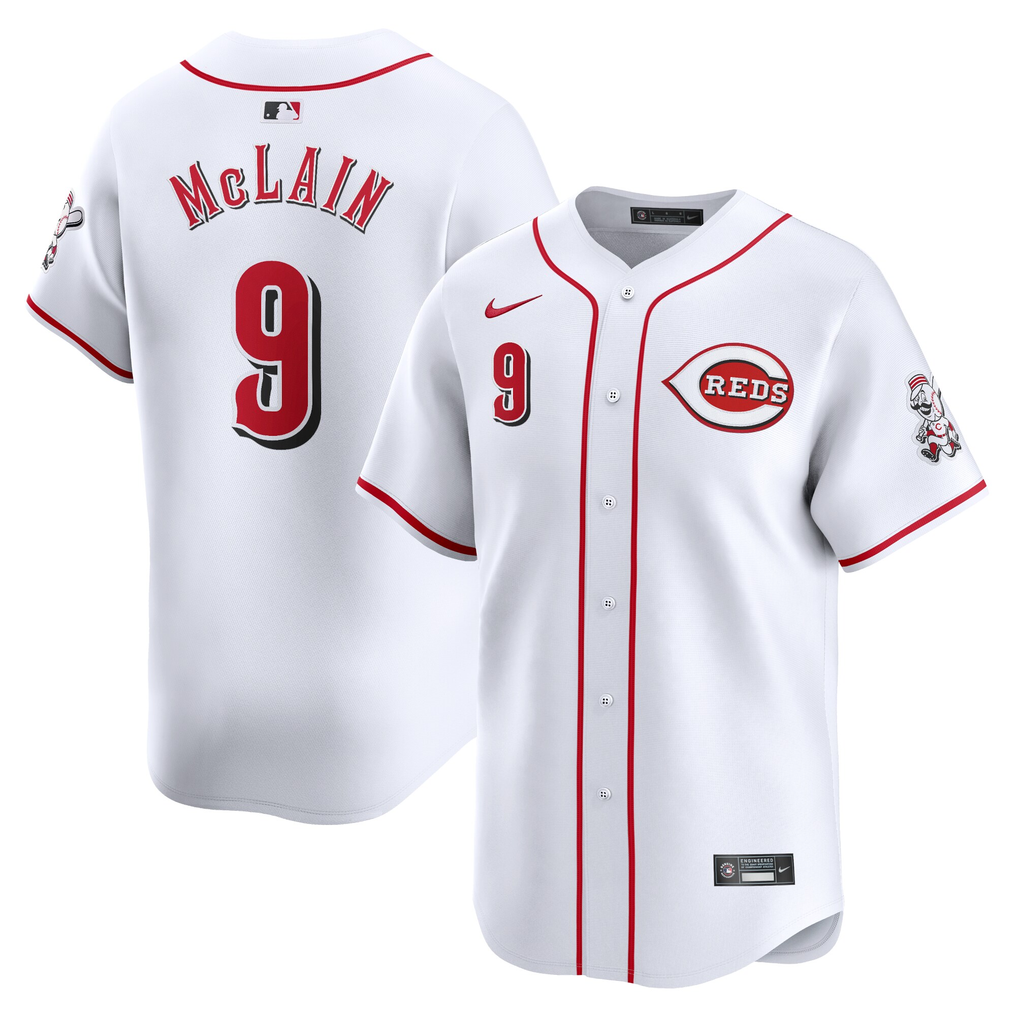 Matt McLain Cincinnati Reds  Home Limited Player Jersey - White