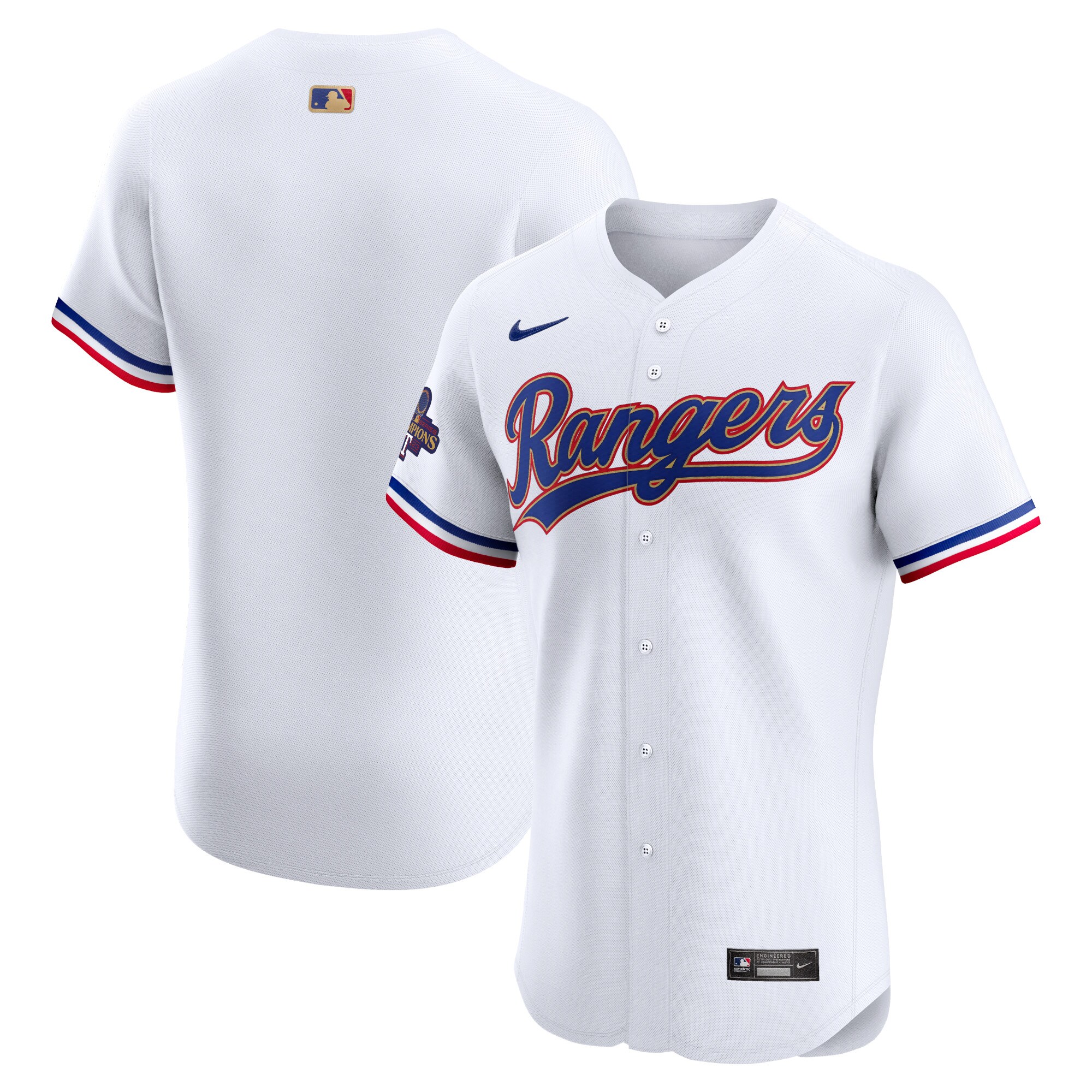 Texas Rangers  2024 Gold Collection Elite Jersey White