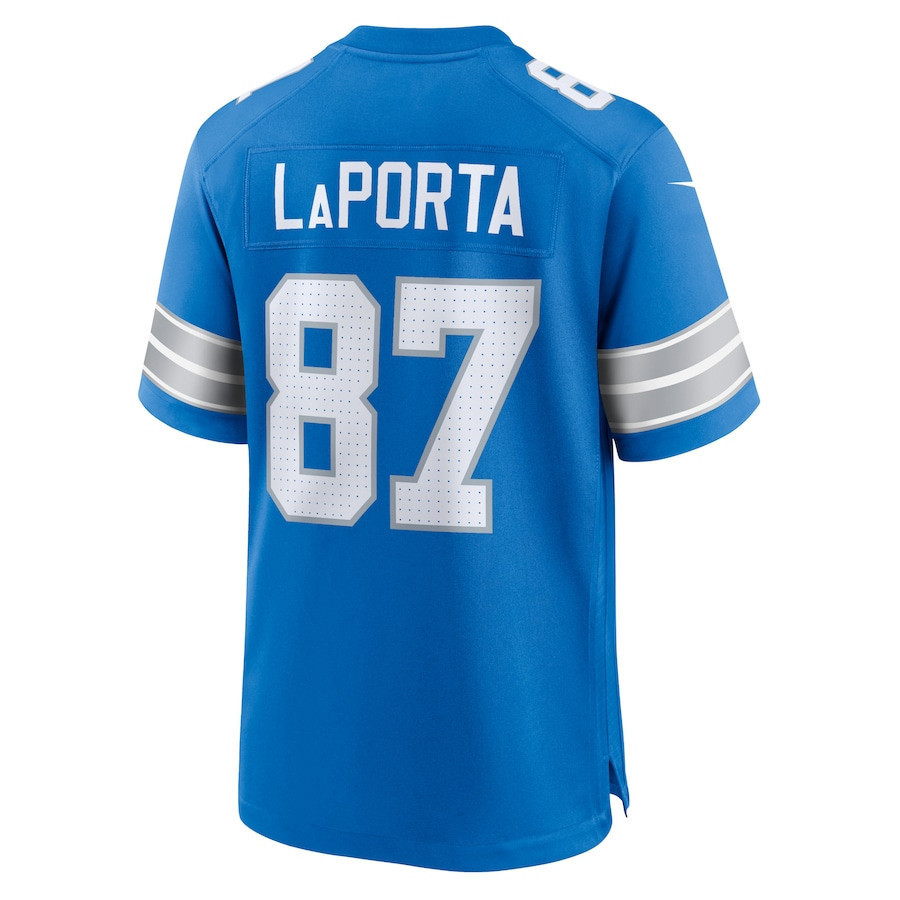 Sam LaPorta #87 Detroit Lions Super Bowl LIX Jersey - Men's - Blue