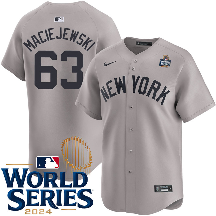 Josh Maciejewski New York Yankees Road Limited World Series Jersey