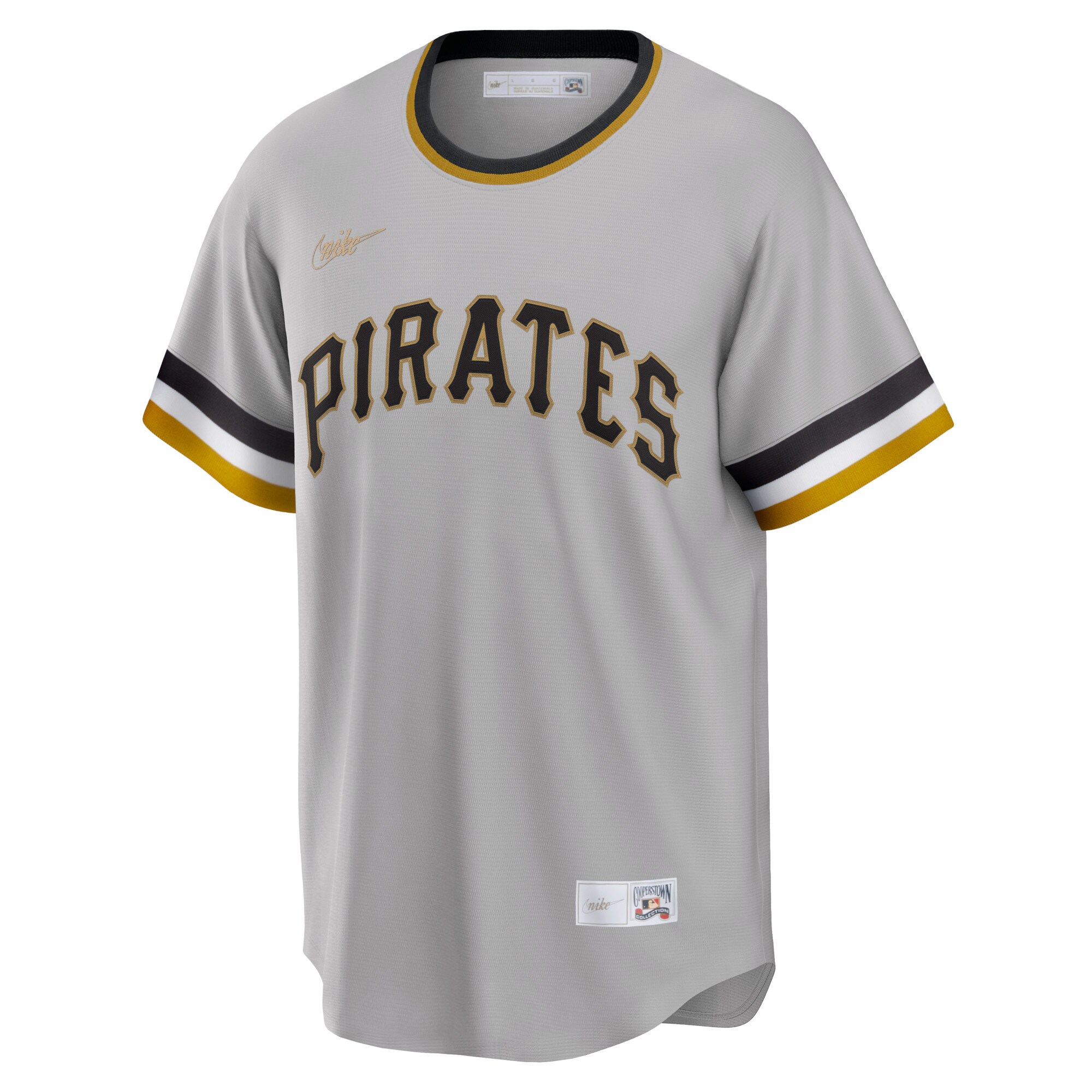 Roberto Clemente Pittsburgh Pirates Road Cooperstown Collection Player Jersey - Gray