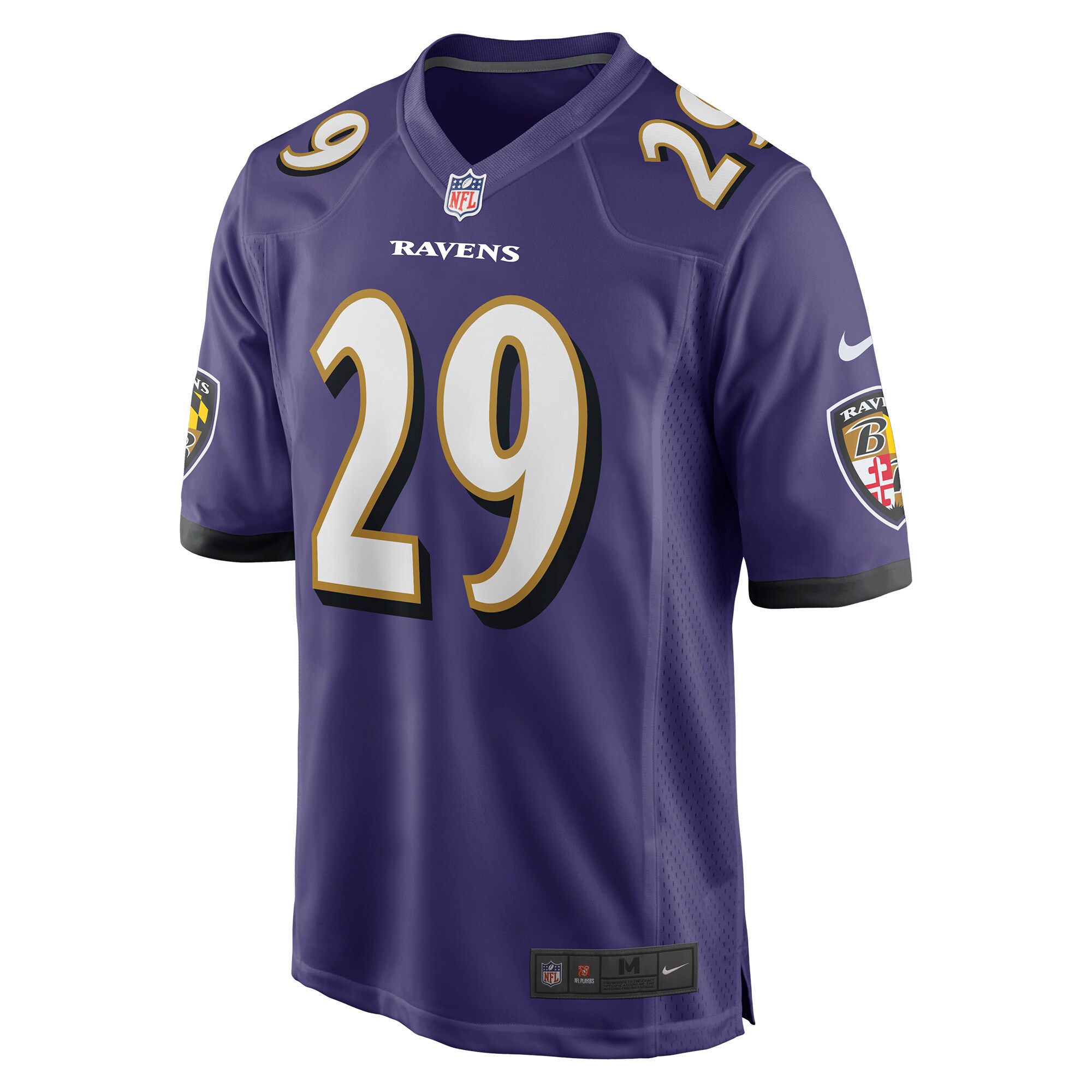 Ar'Darius Washington Baltimore Ravens  Player Game Jersey - Purple