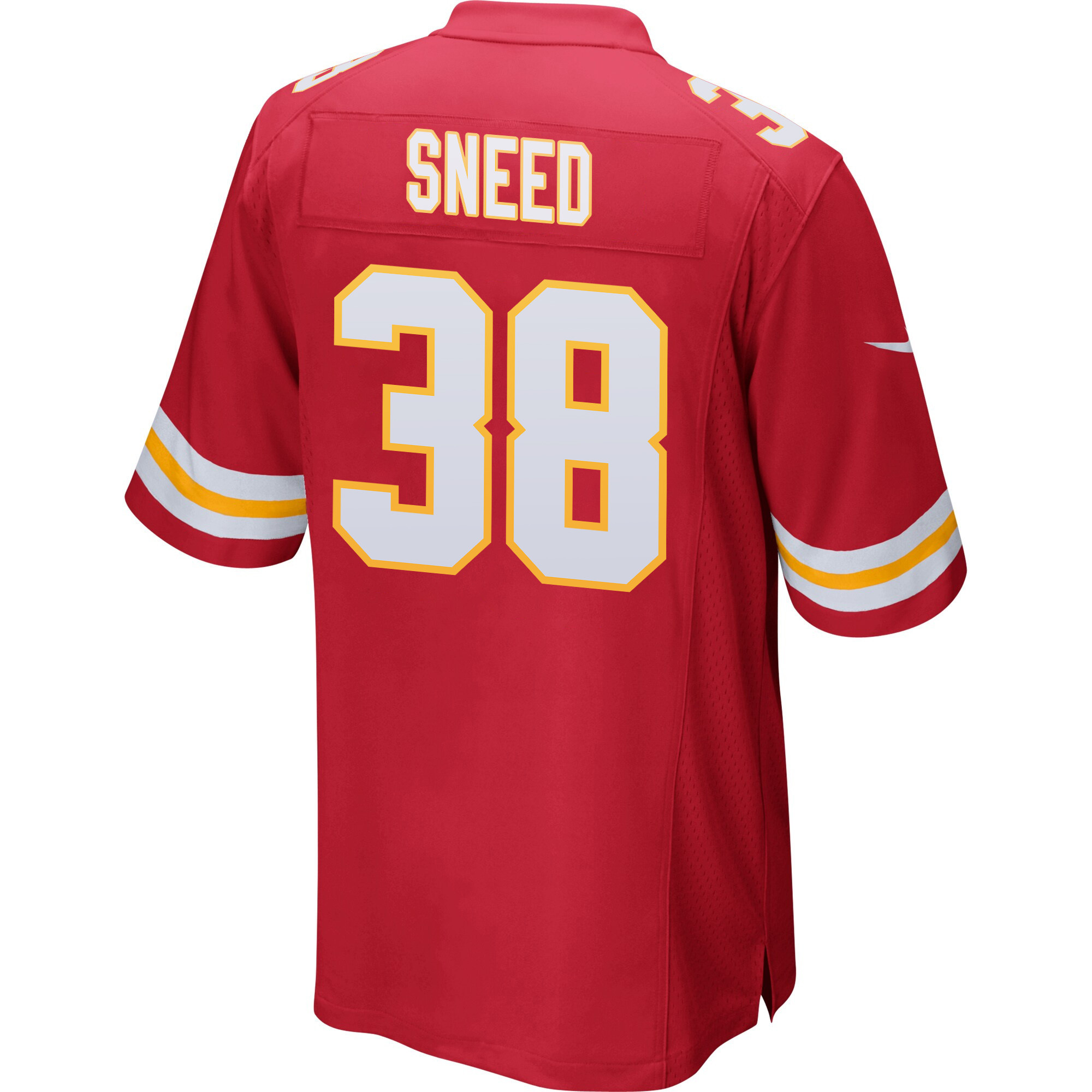 L'Jarius Sneed 38 Kansas City Chiefs Super Bowl LVIII Patch Game Men Jersey - Red