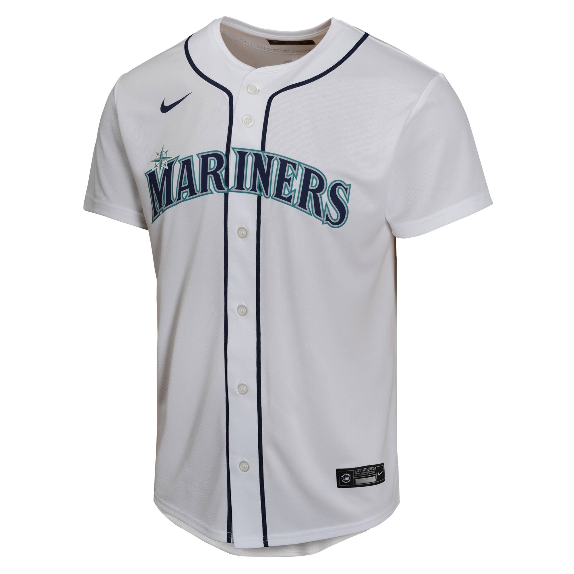 Julio Rodr\u00c3\u00adguez Seattle Mariners Youth Home Game Player Jersey - White