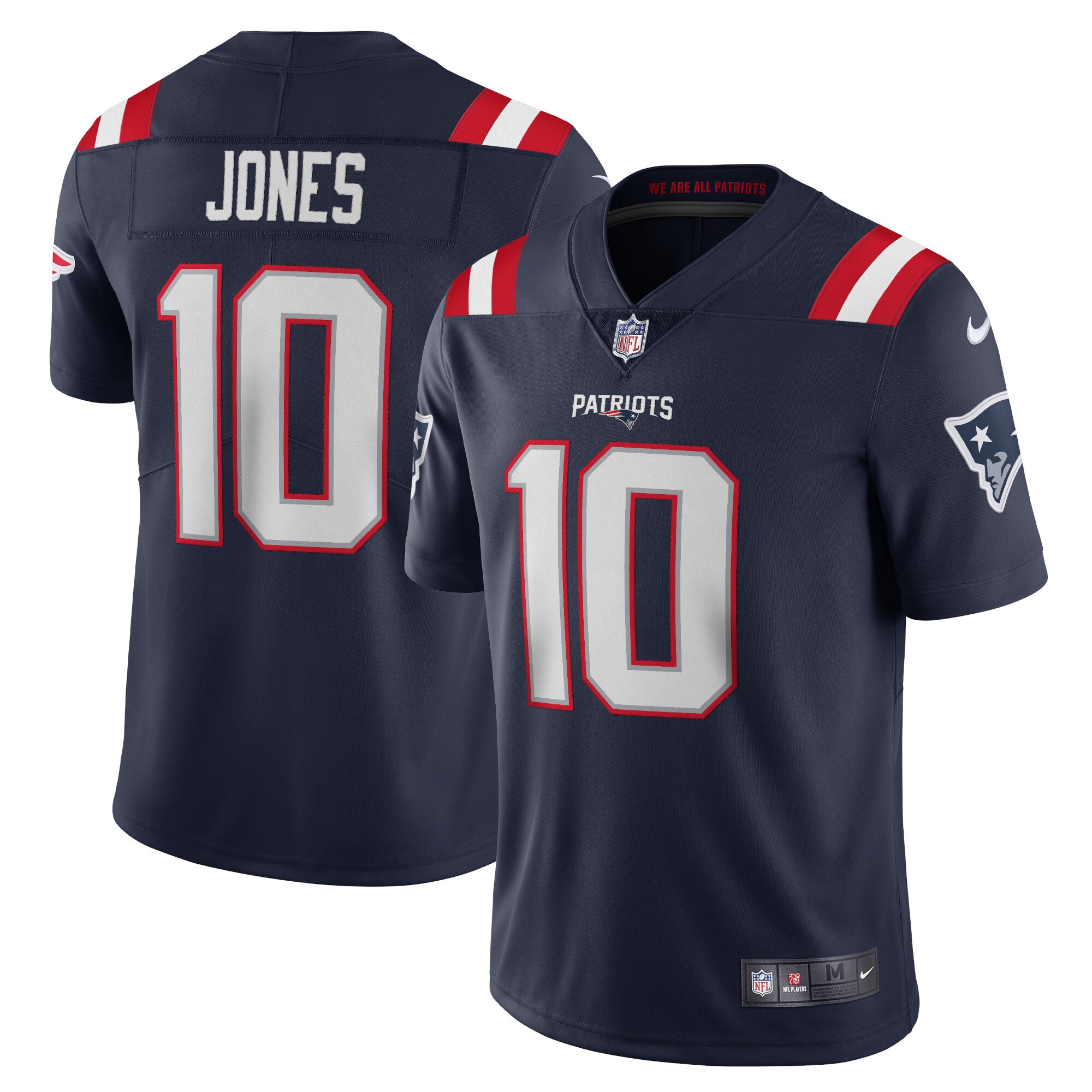 Mac Jones New England Patriots  Vapor Limited Jersey - Navy