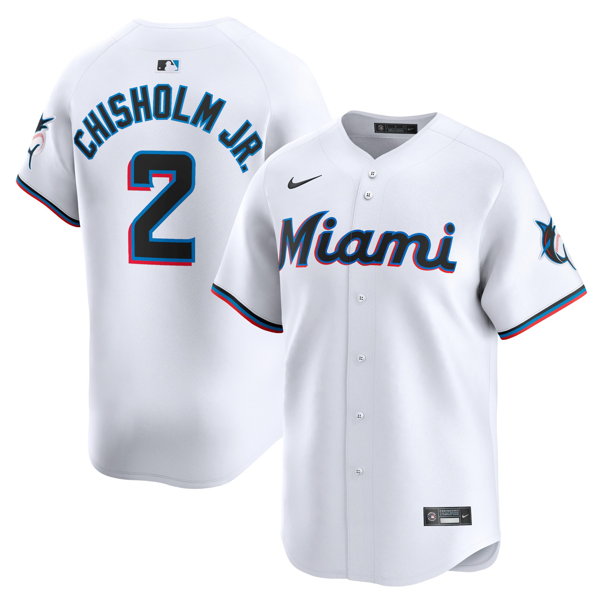 Jazz Chisholm Jr. Miami Marlins  Home Limited Player Jersey - White
