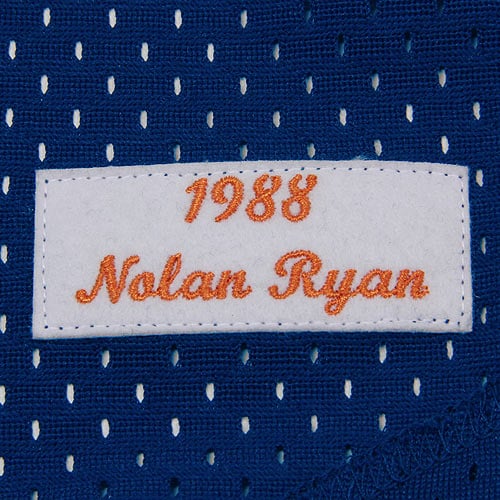 Nolan Ryan Houston Astros Mitchell & Ness 1988 Authentic Cooperstown Collection Mesh Batting Practice Jersey - Navy