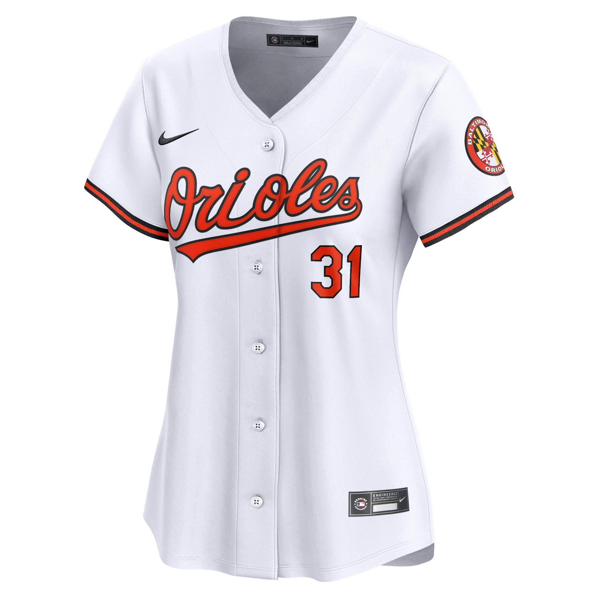 Cedric Mullins Baltimore Orioles Women's Home Limited Player Jersey - White