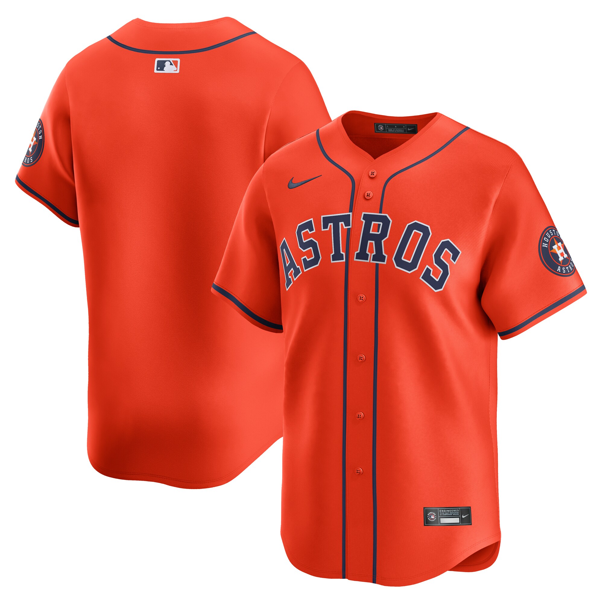 Houston Astros   Alternate Limited Jersey Orange