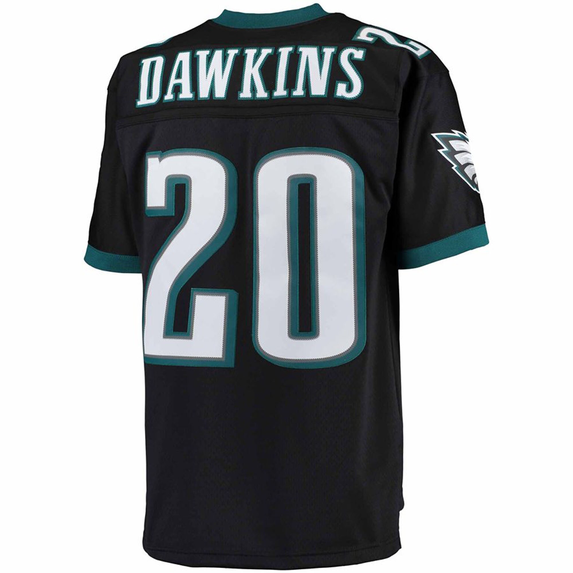 Brian Dawkins Philadelphia Eagles Mitchell & Ness Big & Tall 2004 Retired Player Replica Jersey - Black