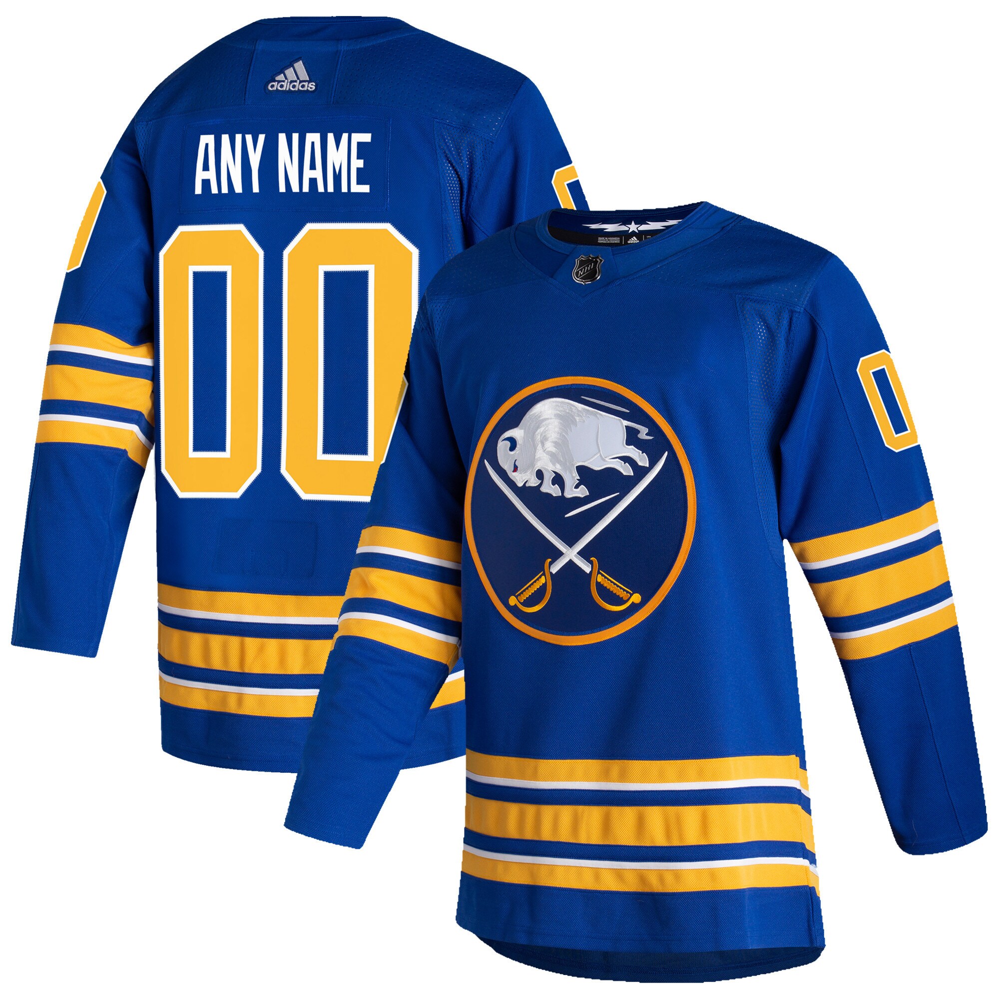 Buffalo Sabres adidas 2020\/21 Home Authentic Custom Jersey - Royal