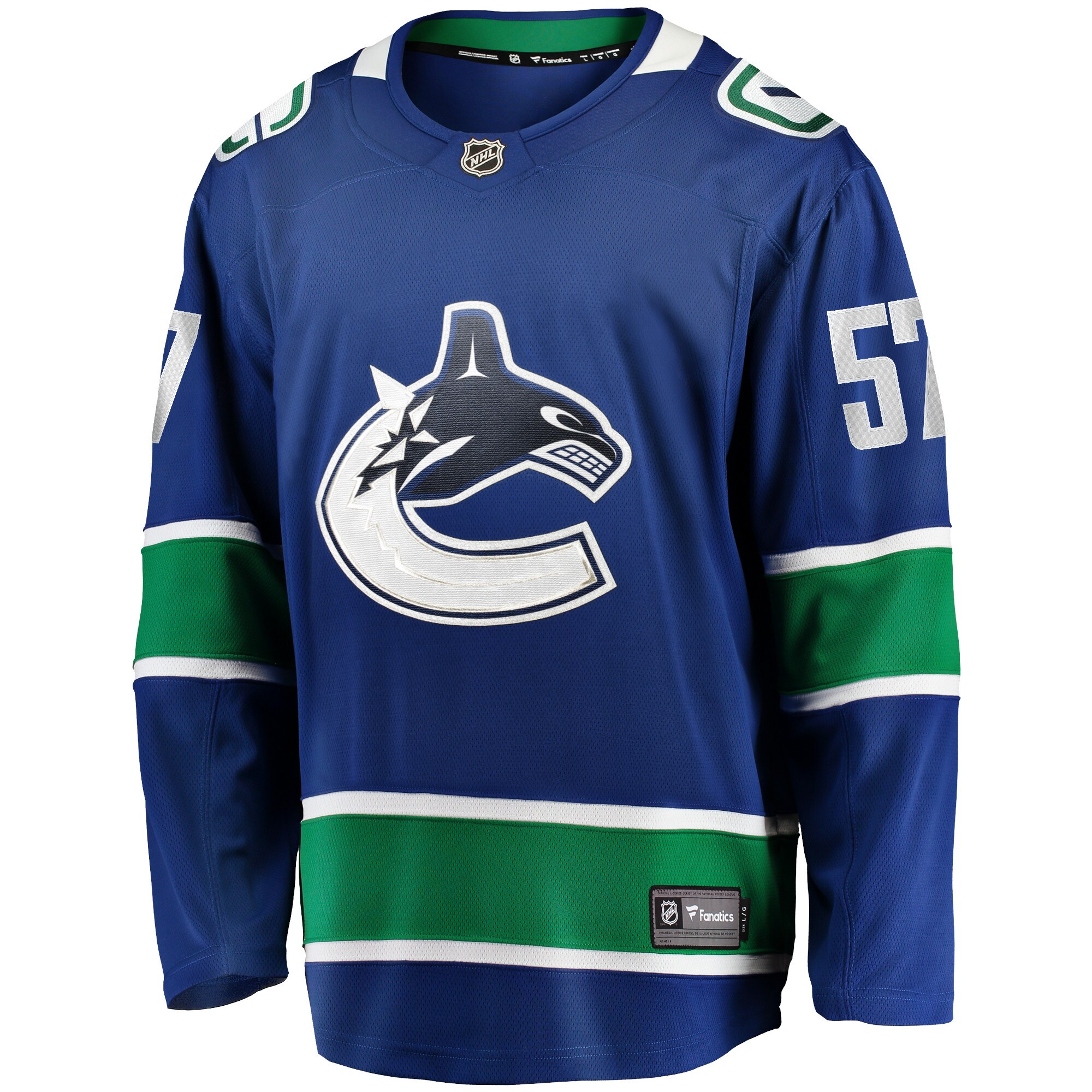 Tyler Myers Vancouver Canucks Fanatics Home Breakaway Player Jersey - Blue